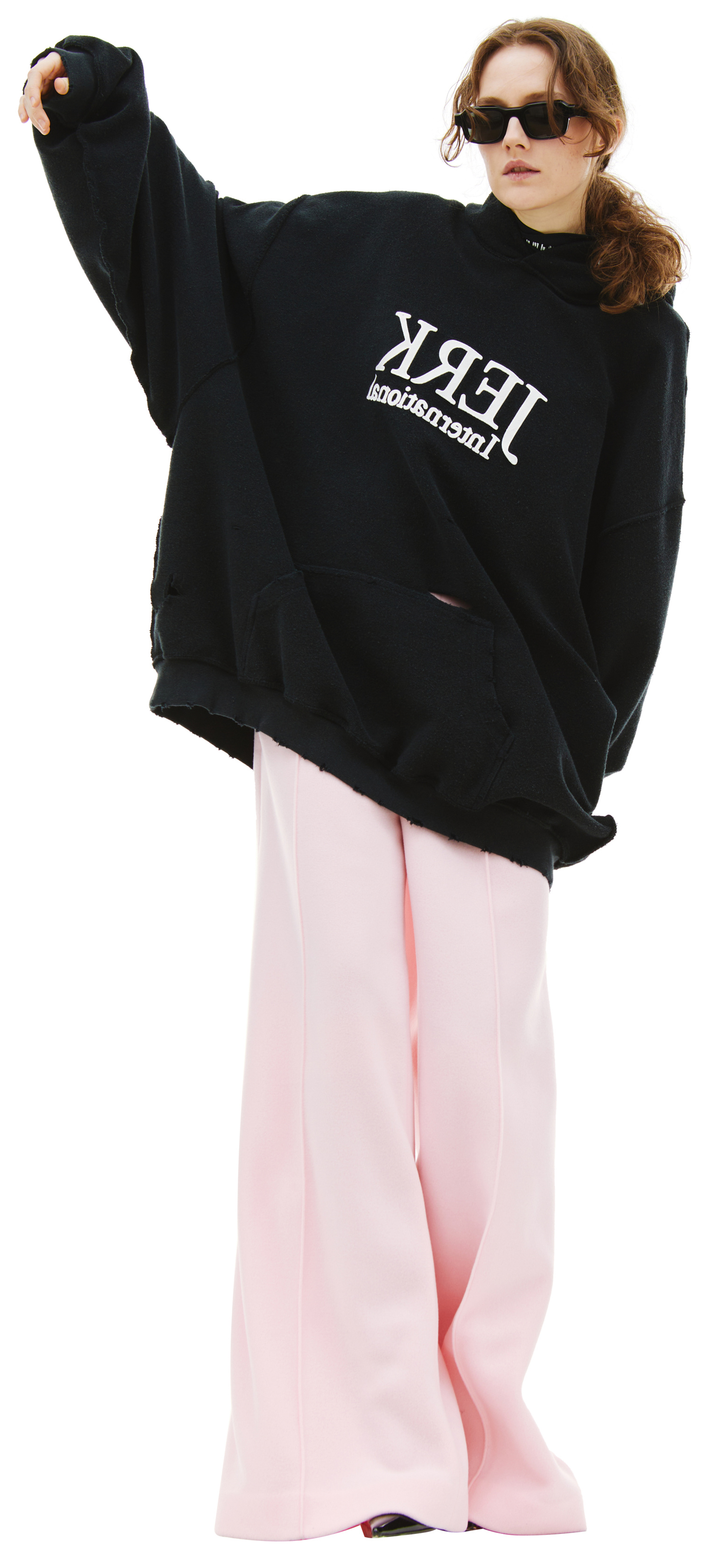 VETEMENTS Destroyed Jerk hoodie