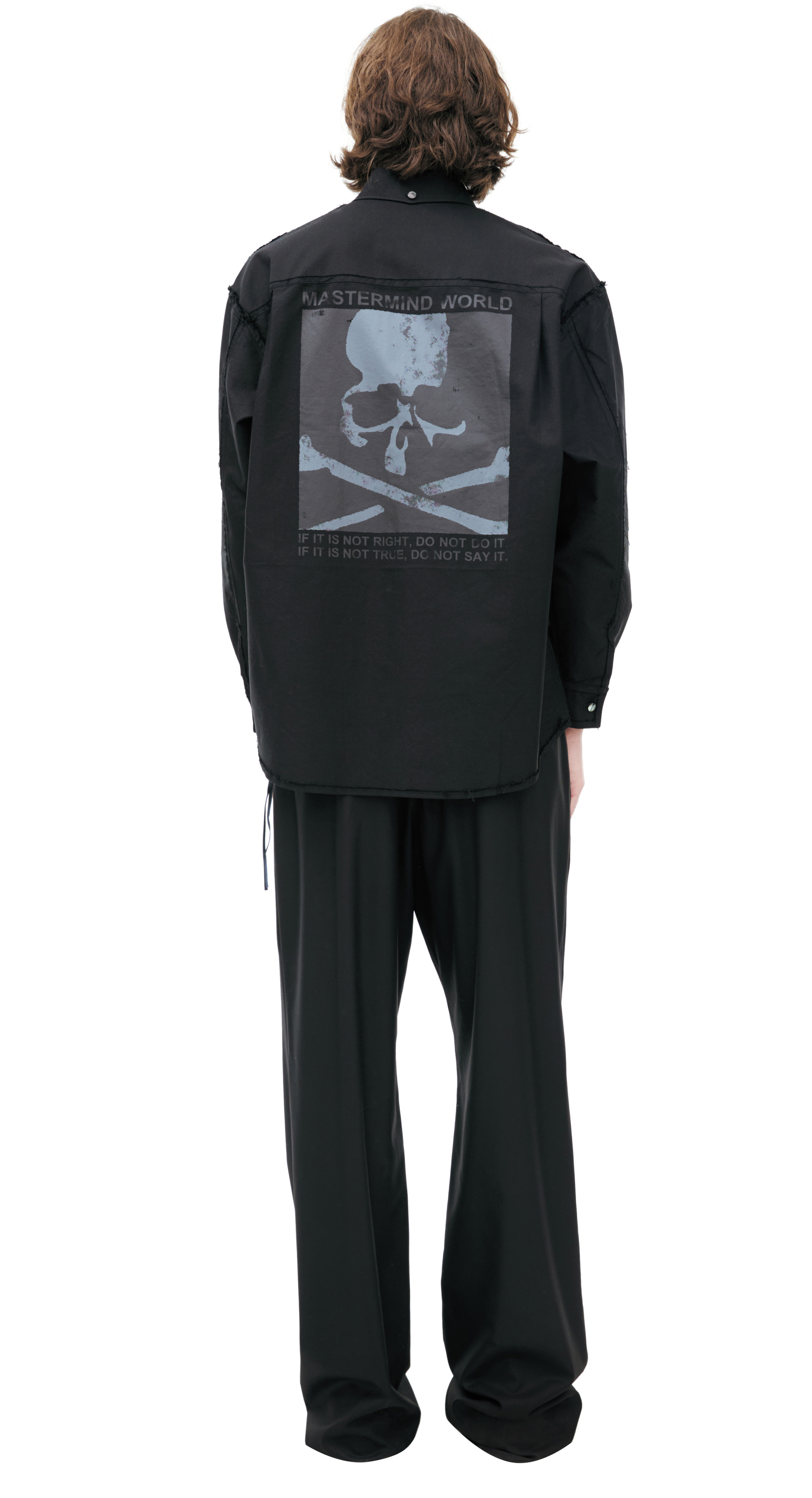 Mastermind WORLD Black print shirt