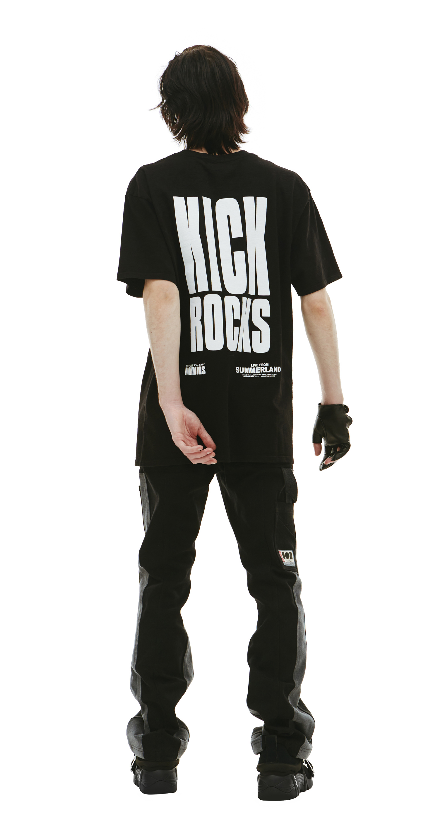 Nahmias Kick rocks printed t-shirt