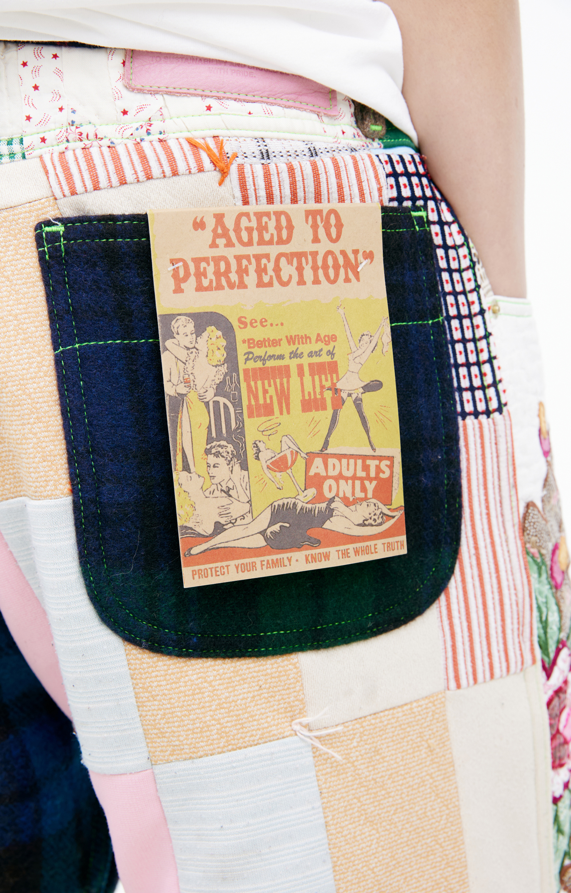 BETTER WITH AGE Combination cotton shorts