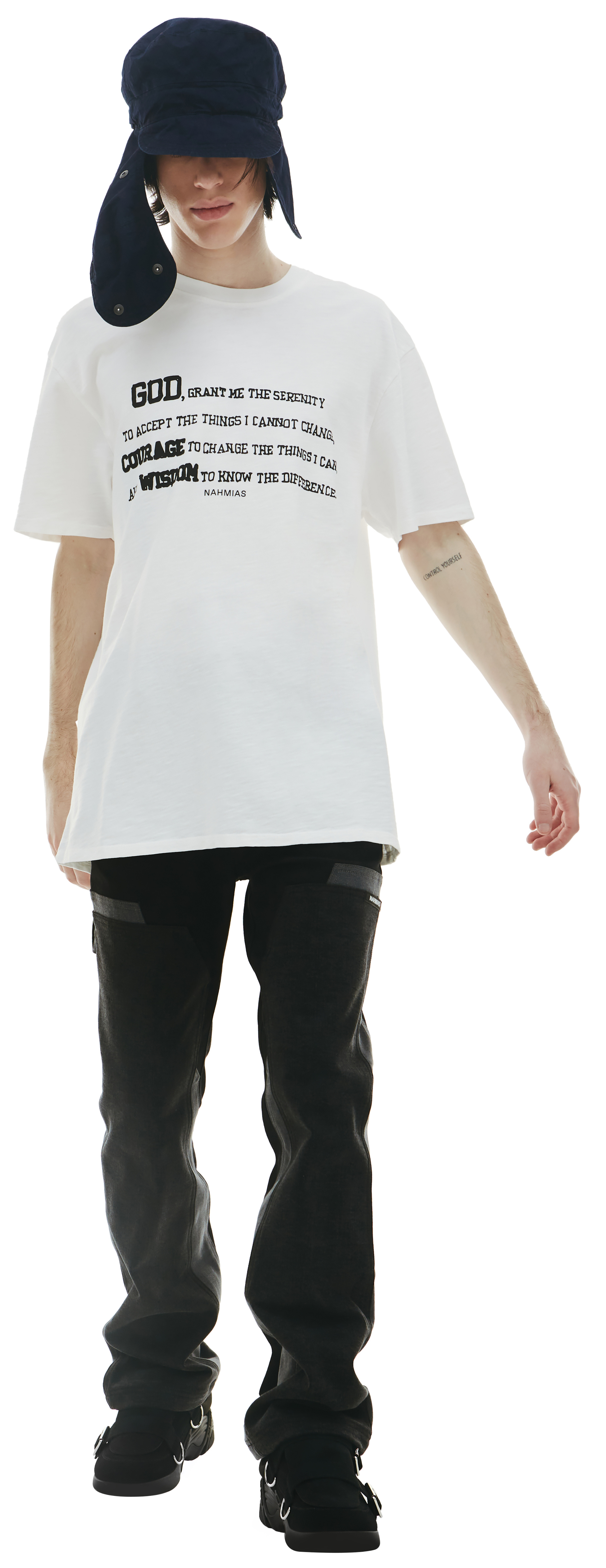 Nahmias God printed t-shirt