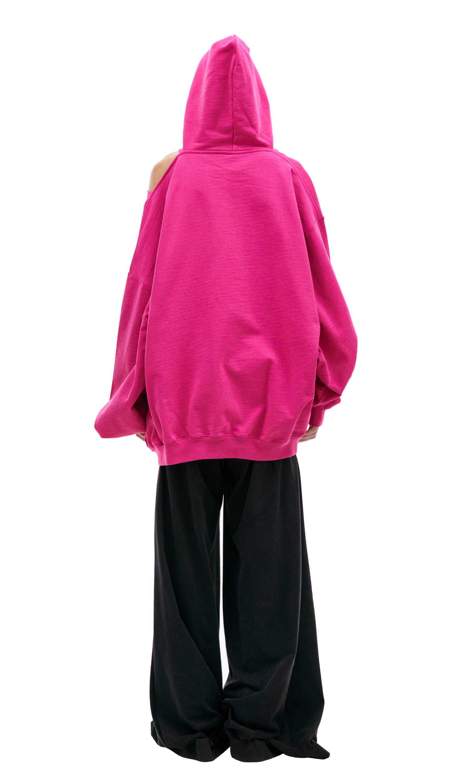 VETEMENTS Pink oversized hoodie