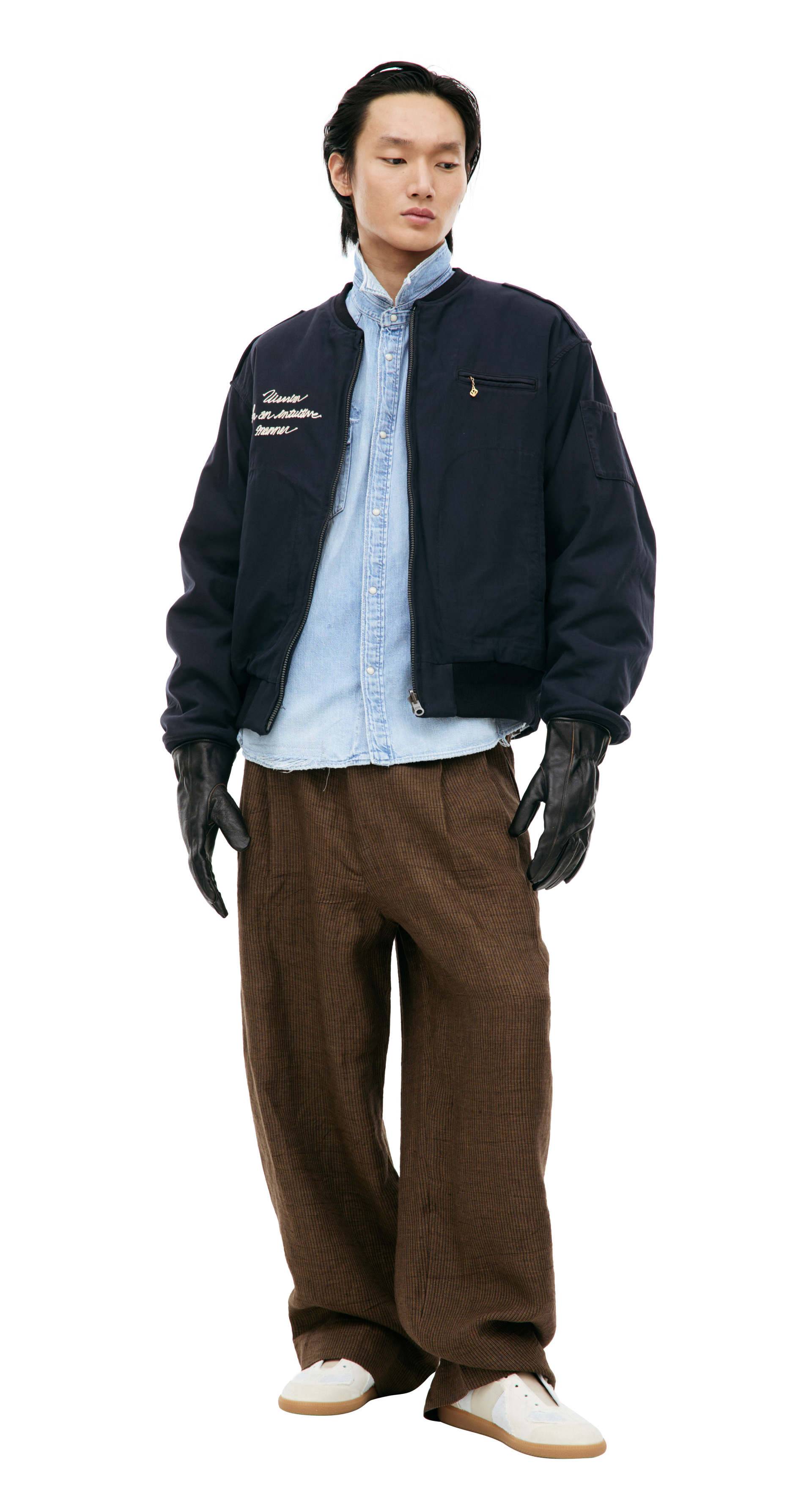 visvim Double-sided embroidered bomber