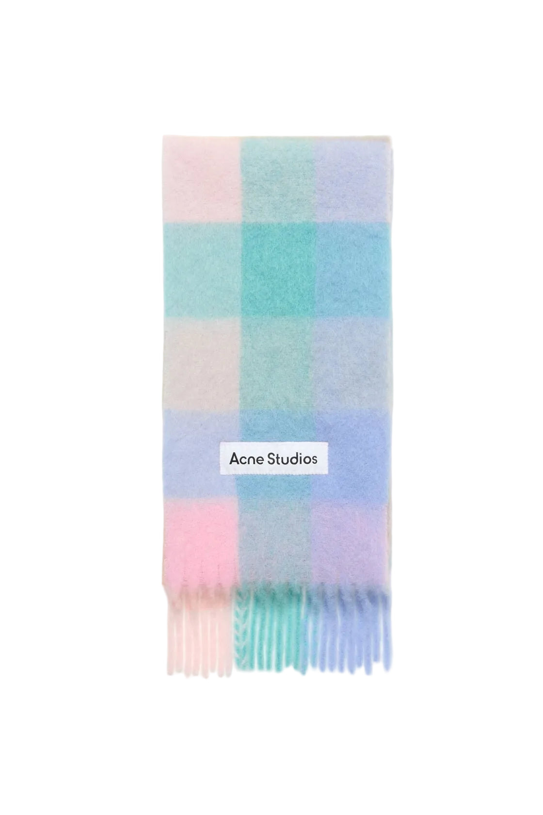 Acne Studios Mohair Checked Scarf