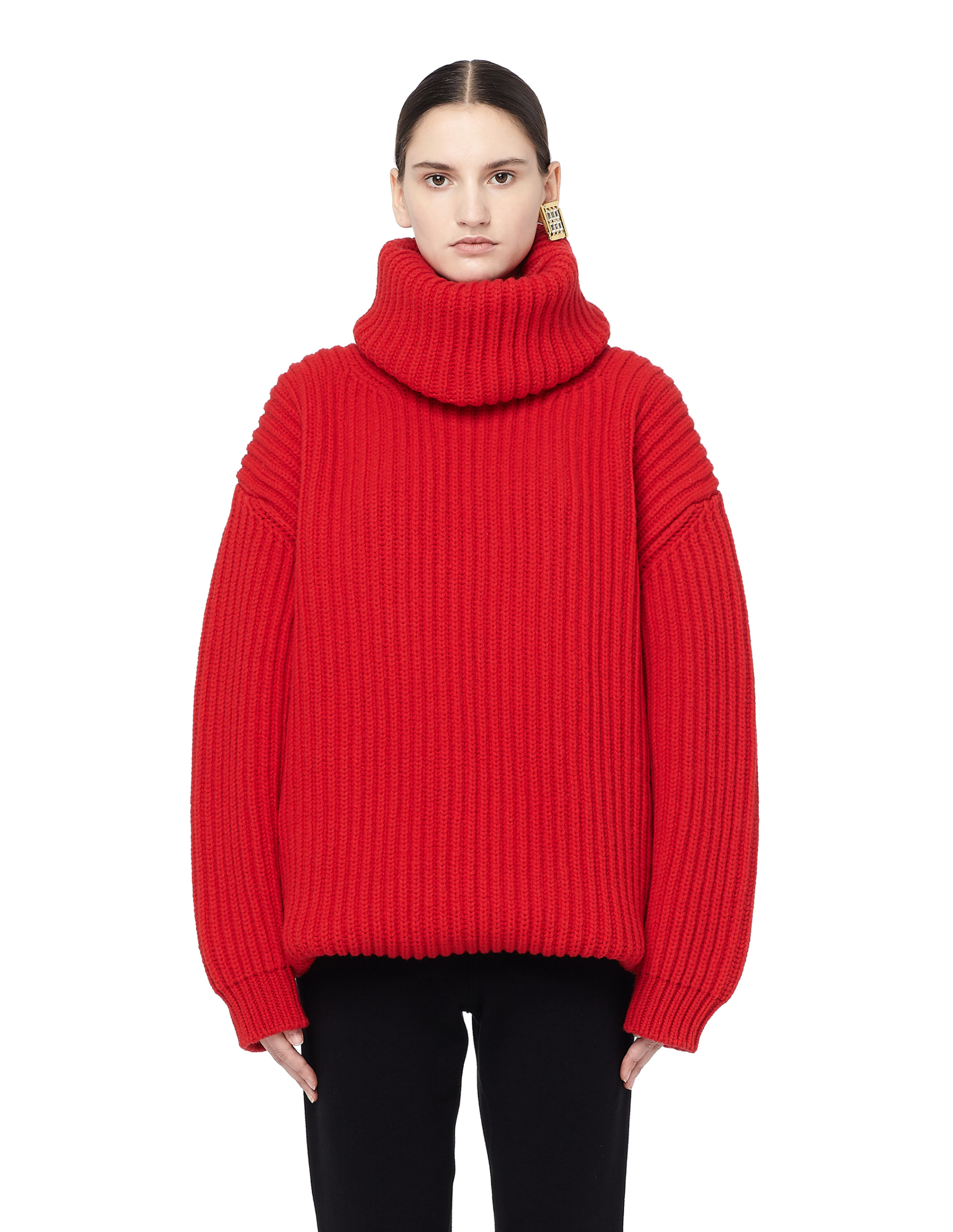 Balenciaga Oversized Chunky Knit Turtleneck