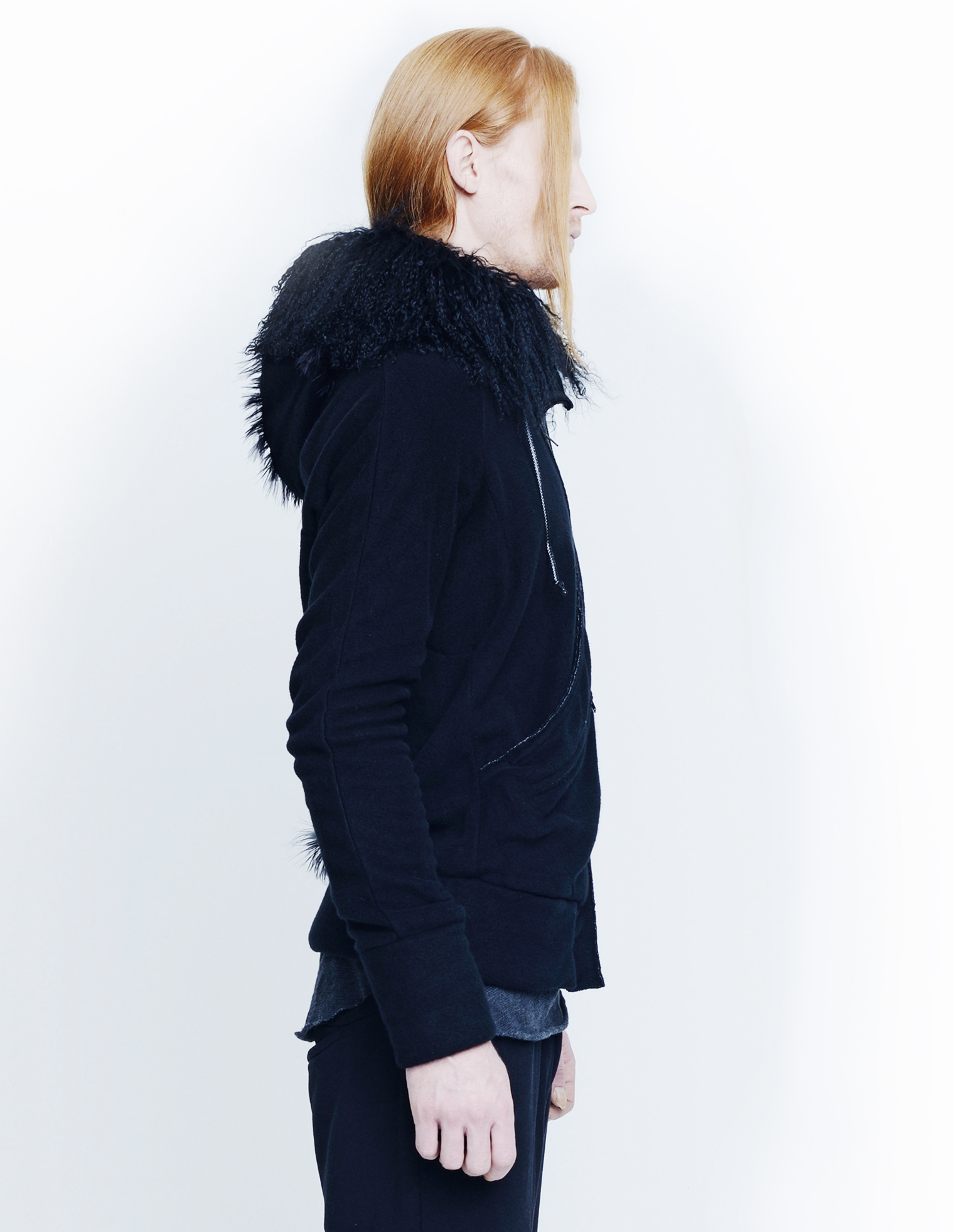 If Six Was Nine Fur trimmed hoodie