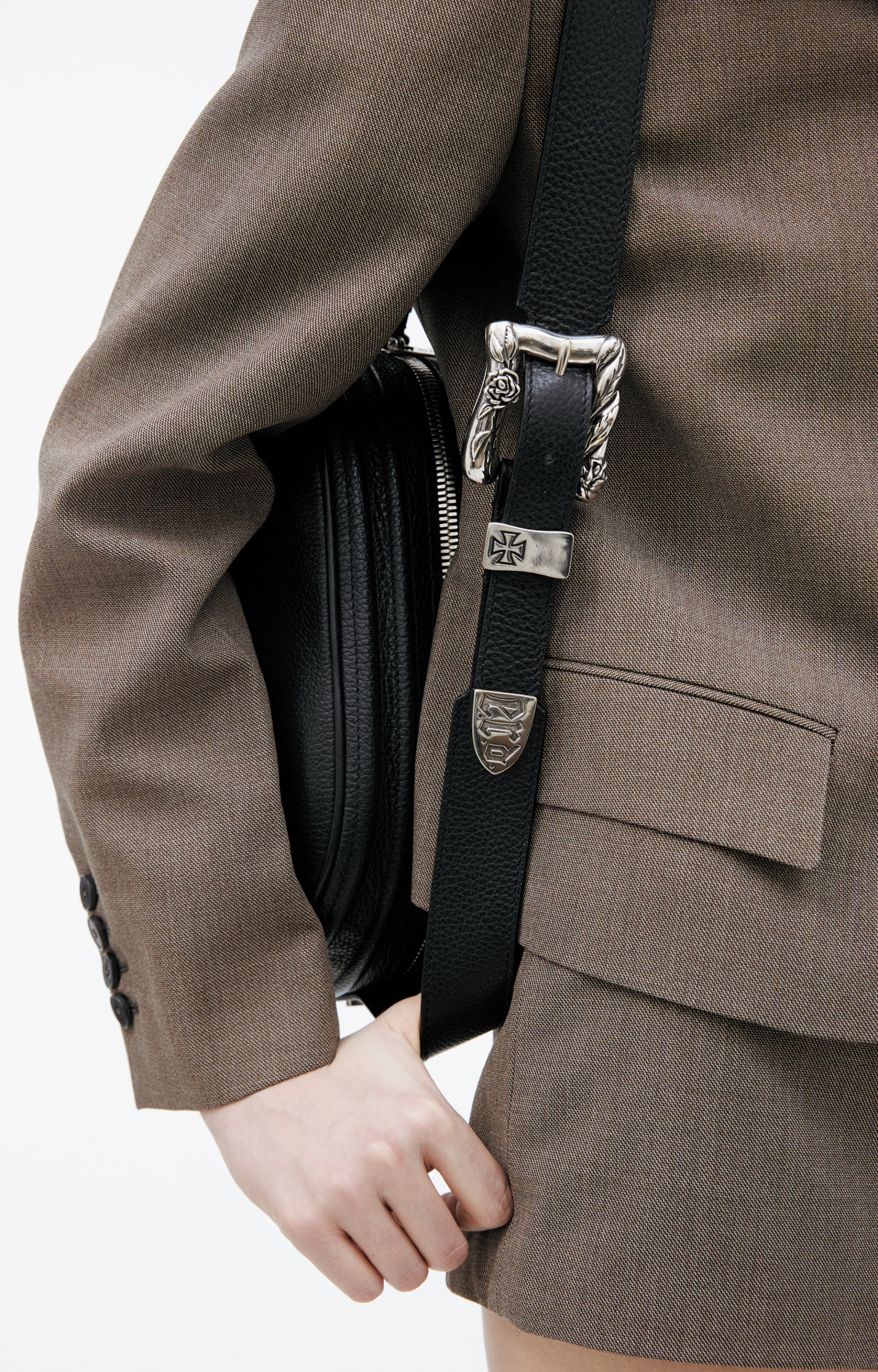 Enfants Riches Déprimés Black leather bag