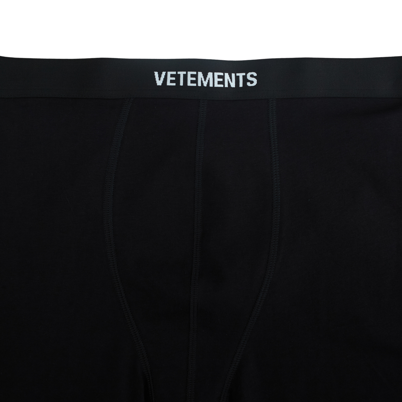 VETEMENTS Black boxer briefs