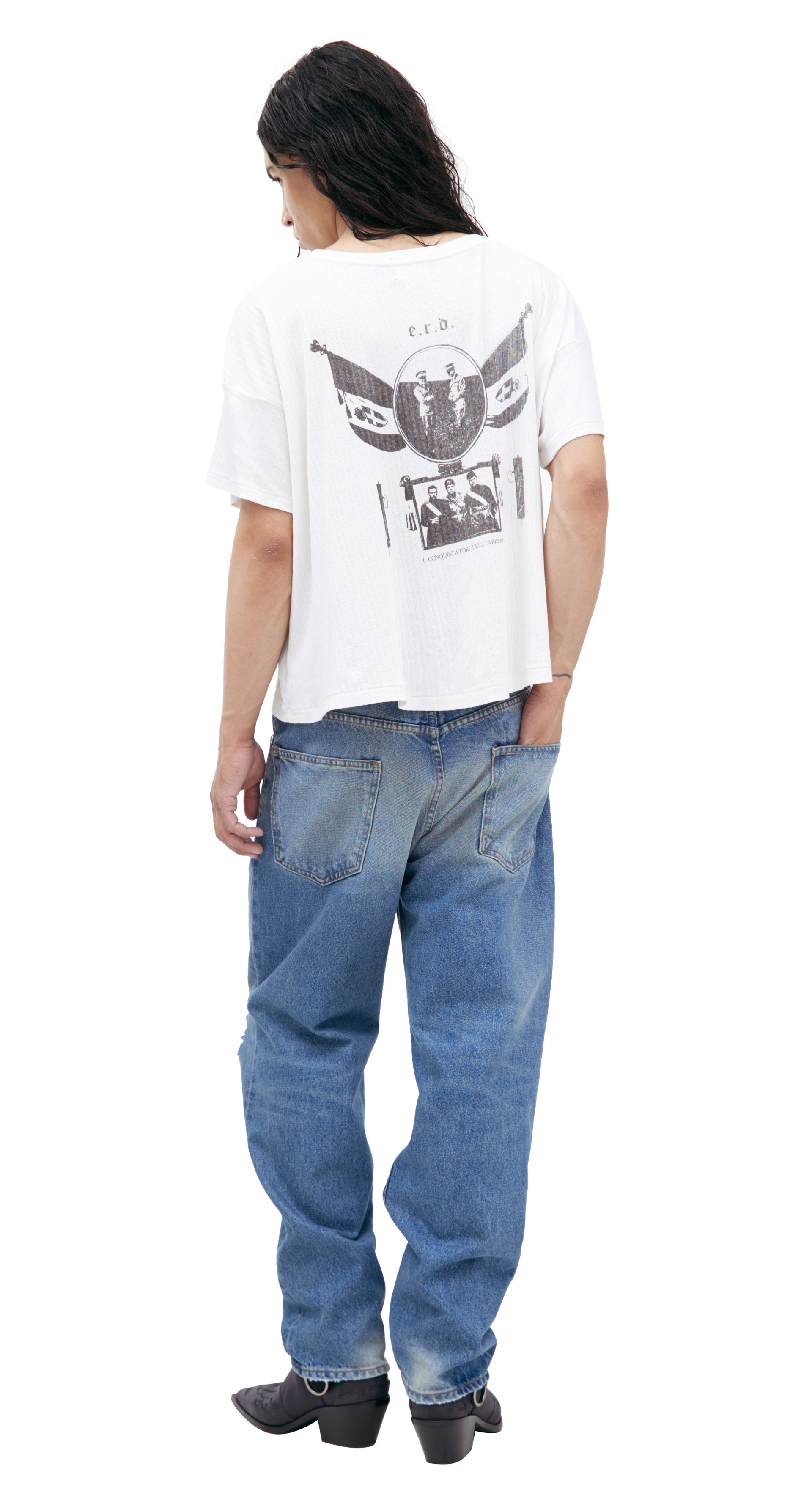 Enfants Riches Déprimés Grey print T-shirt