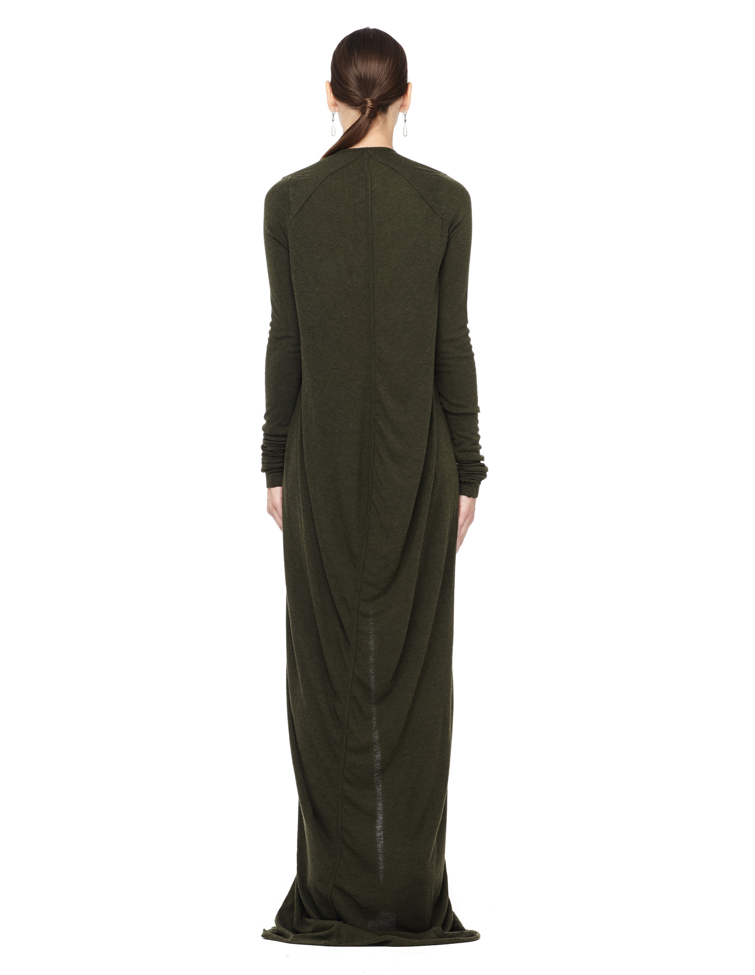 Rick Owens Lilies Платье в пол с драпировкой
