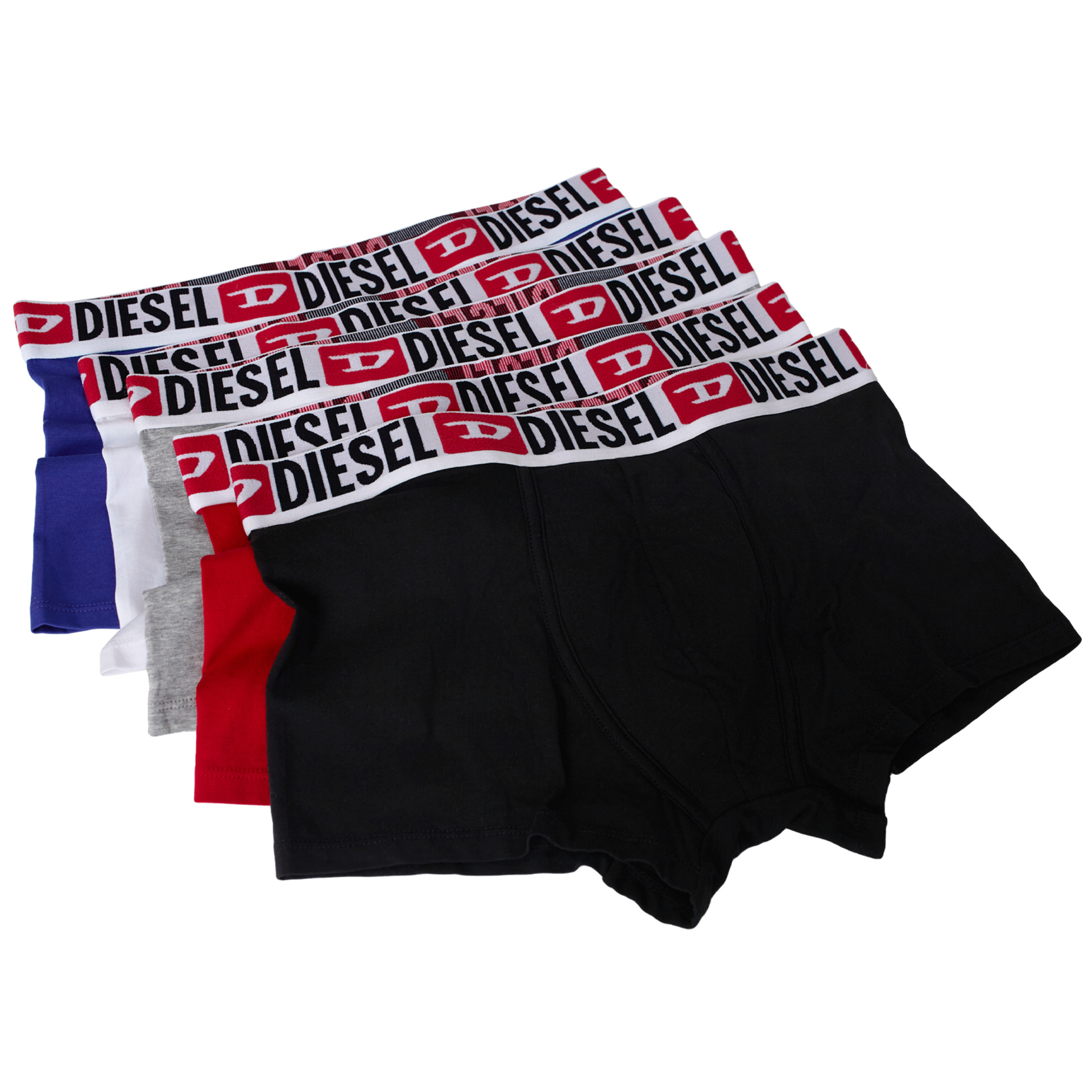 Diesel Five-pack of mix-colour boxer briefs