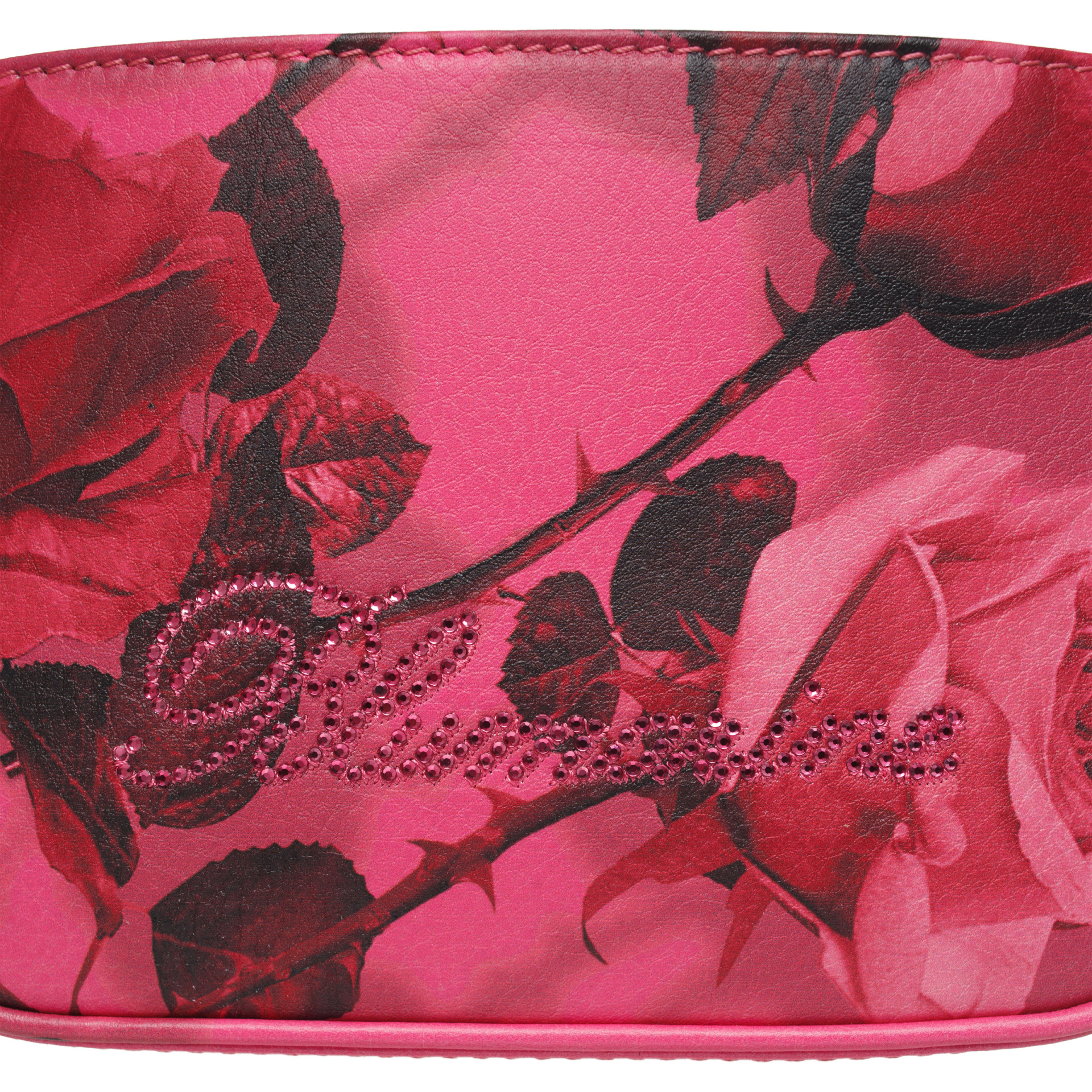 Blumarine Borsa mini bag with rhinestone logo