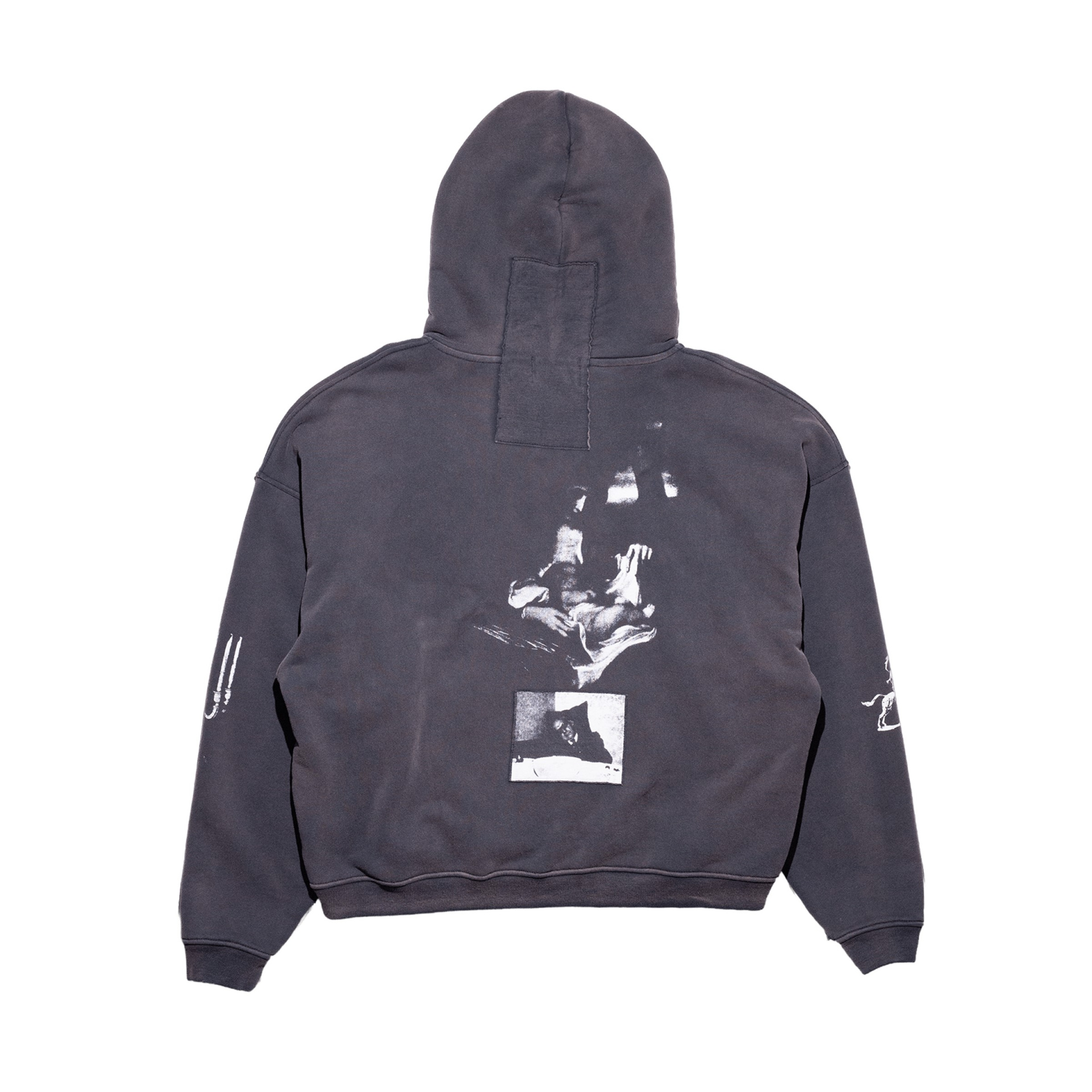 Enfants Riches Déprimés Black zip-up hoodie