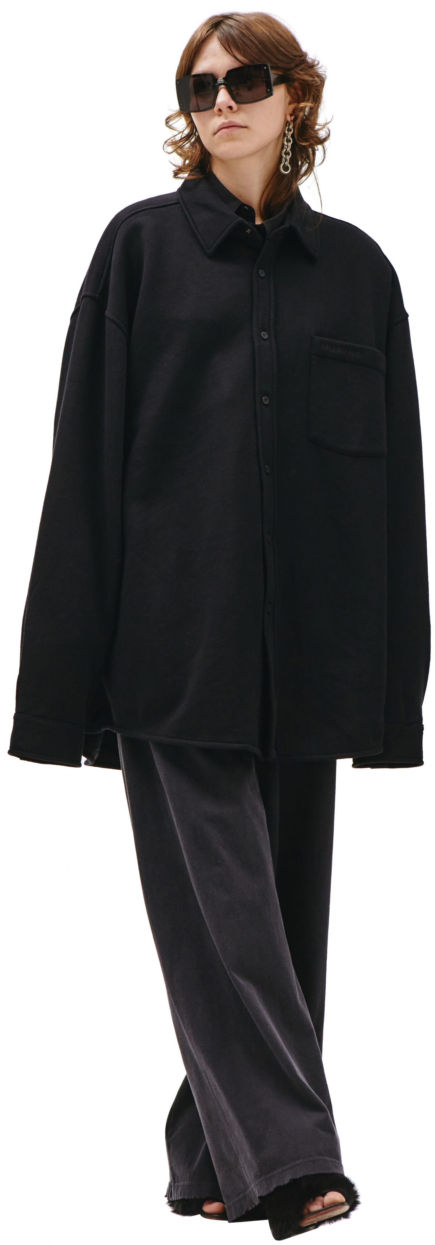 Balenciaga Black oversized shirt