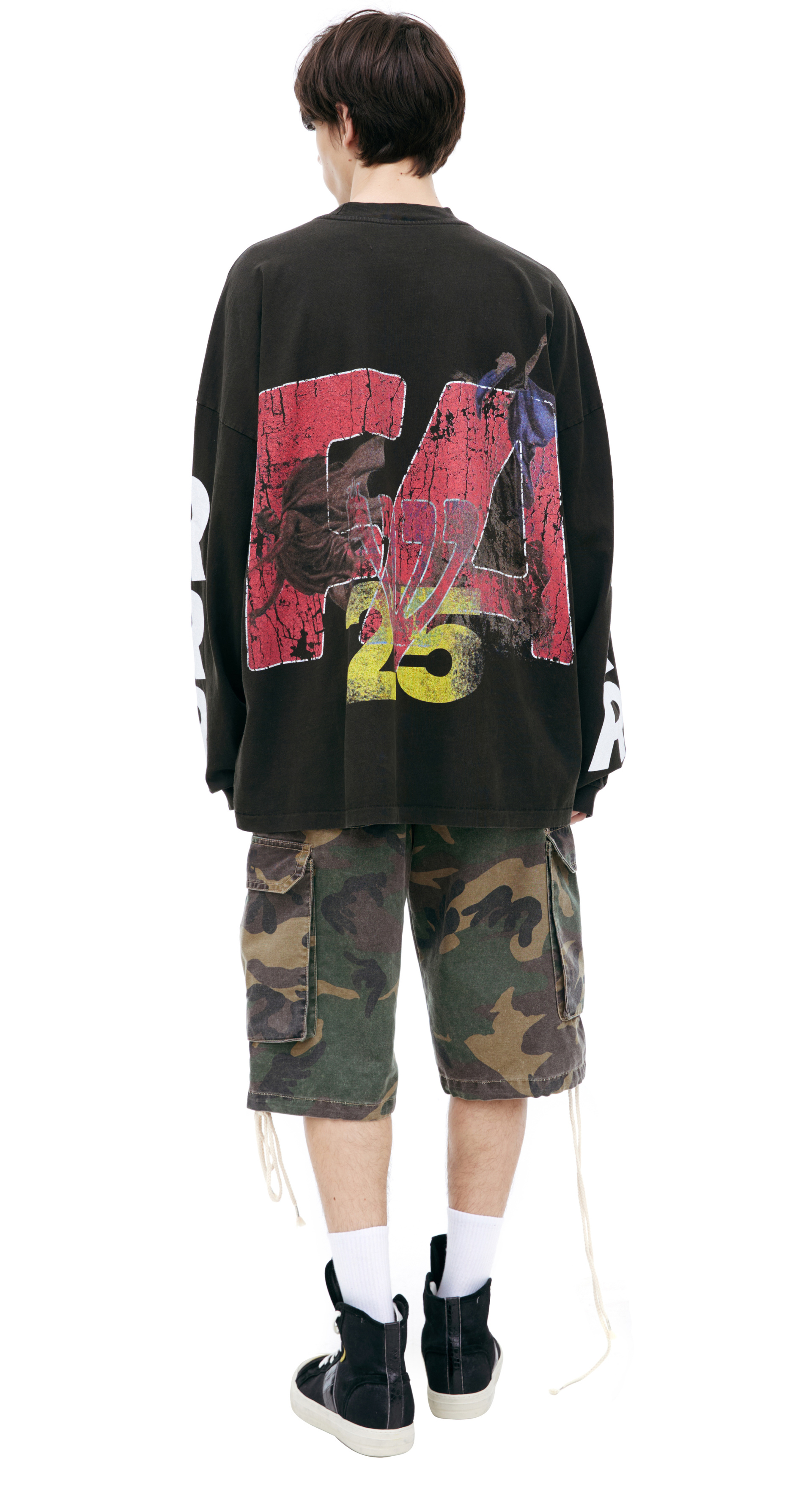RRR123 Black Printed Longsleeve