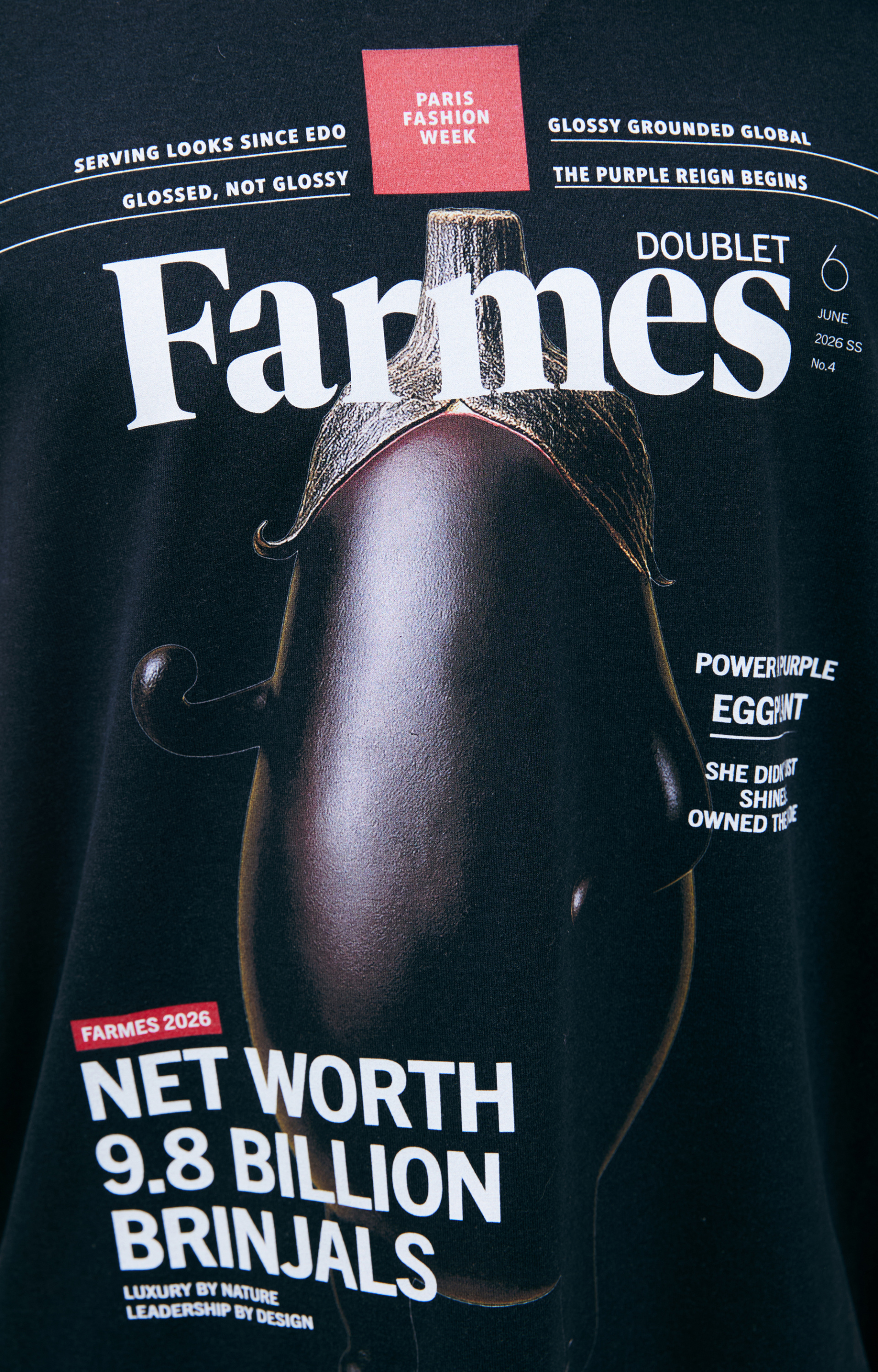 Doublet Black print T-shirt