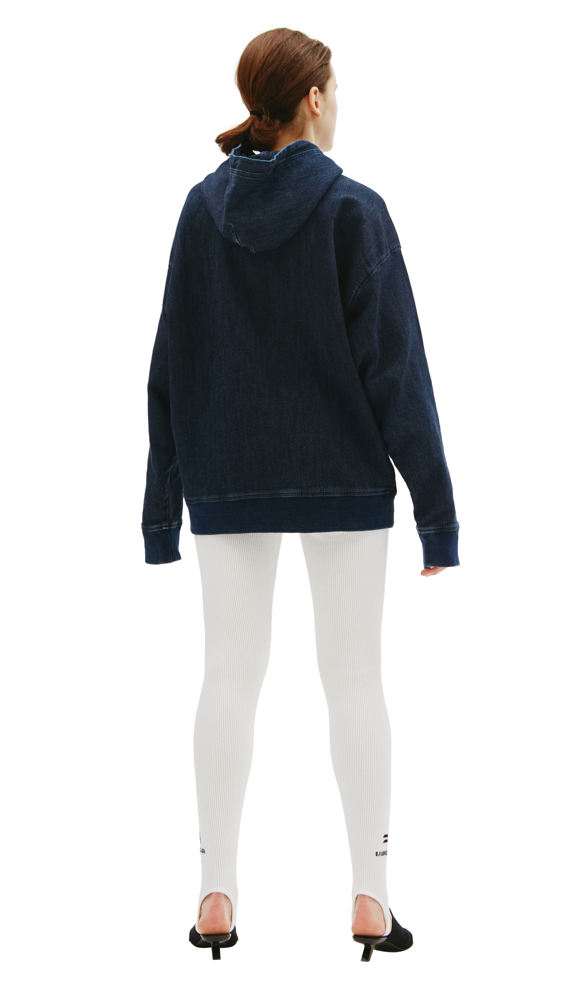 Diesel D-UM-RIB denim hoodie