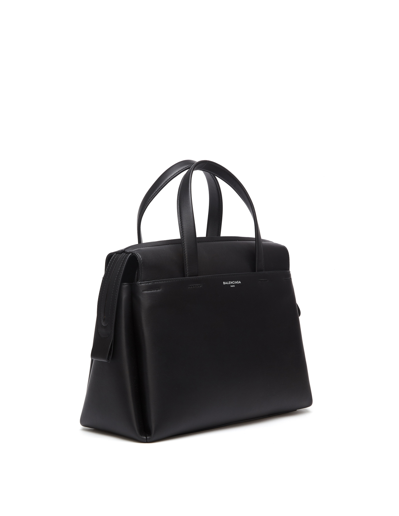 Balenciaga Portfolio Sac Black Leather Bag