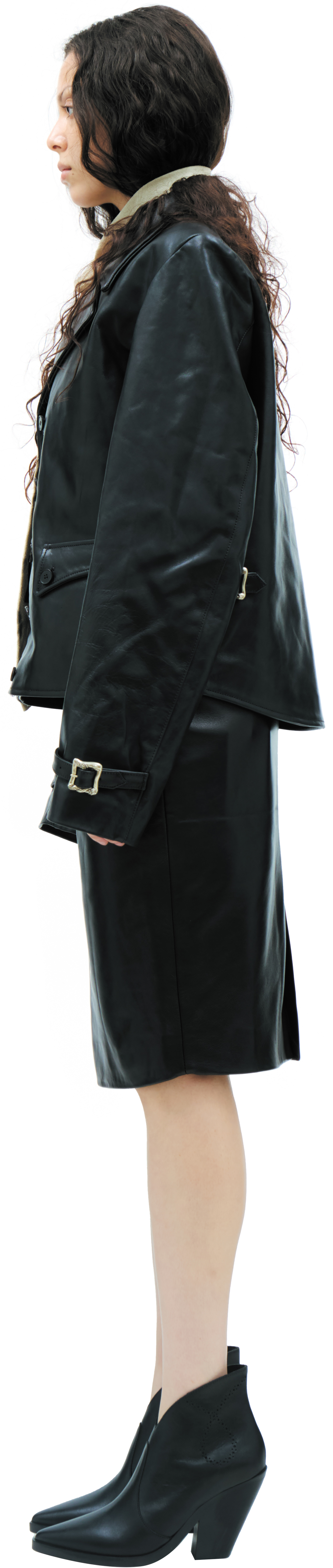 Enfants Riches Déprimés Black leather jacket