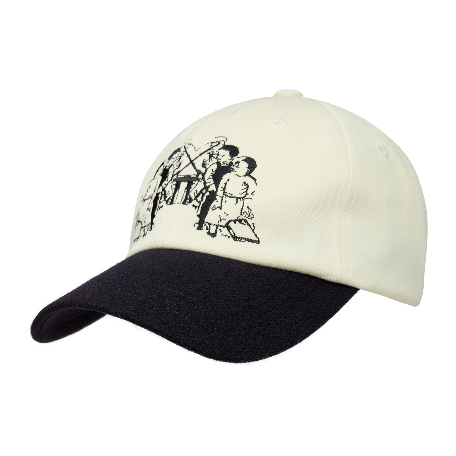 Buy Enfants Riches Déprimés men white embroidered cap for $730