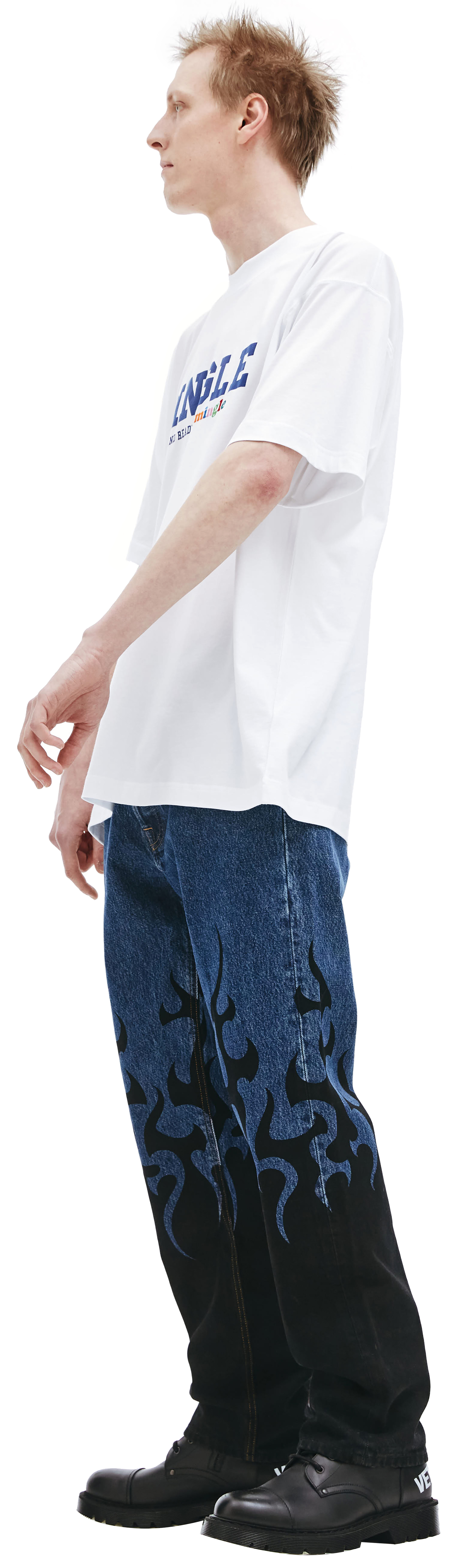 VETEMENTS Single Mingle printed T-shirt