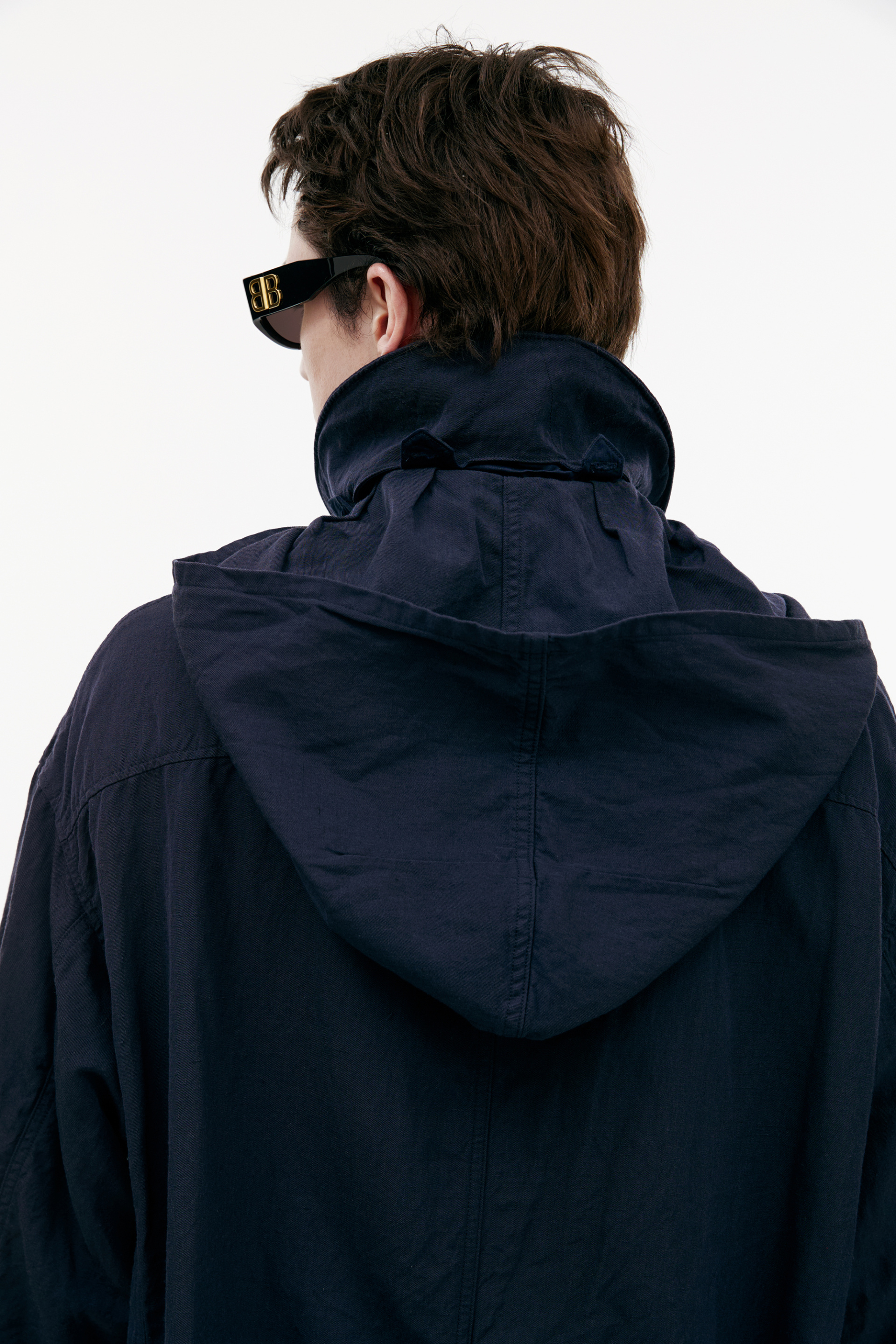 visvim Navy blue hooded parka
