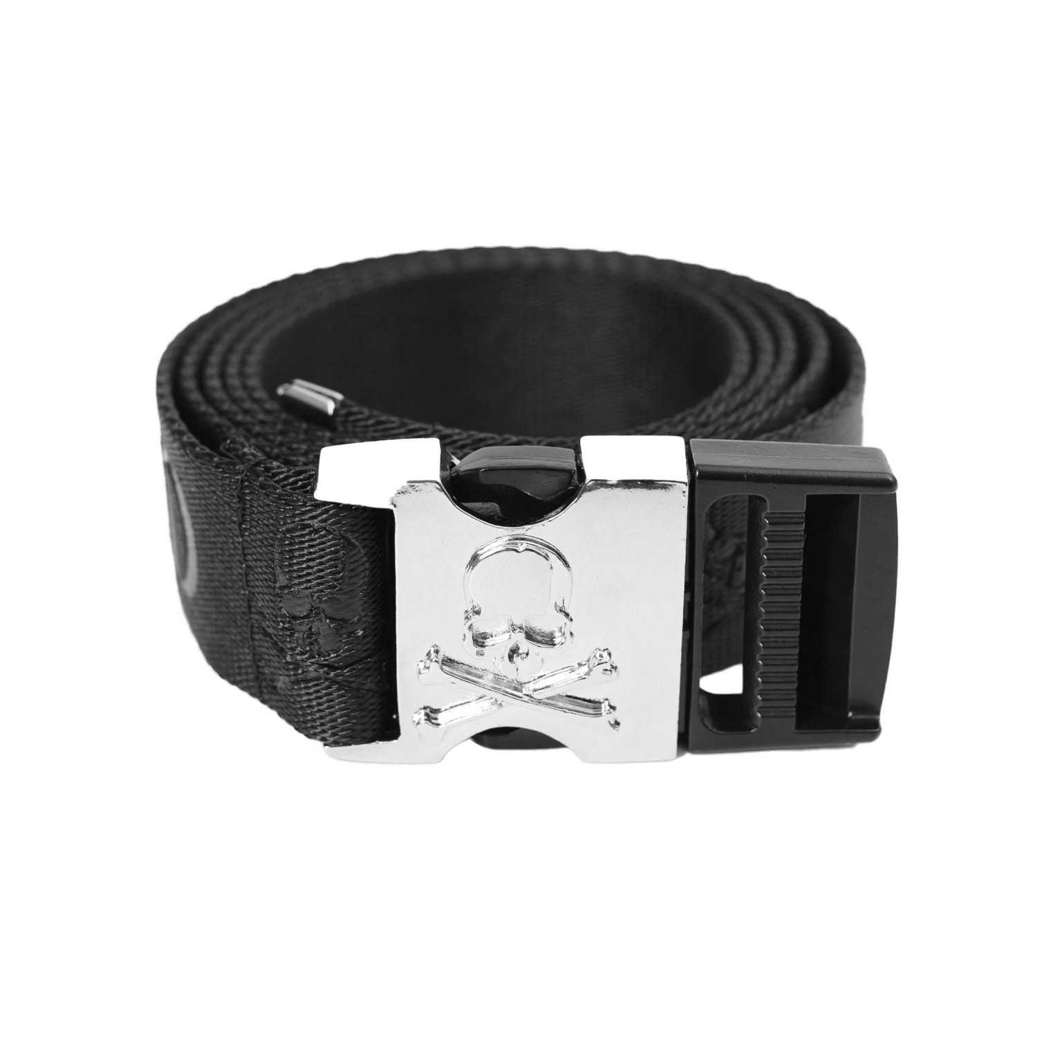 Mastermind WORLD Black Logo Tape Belt