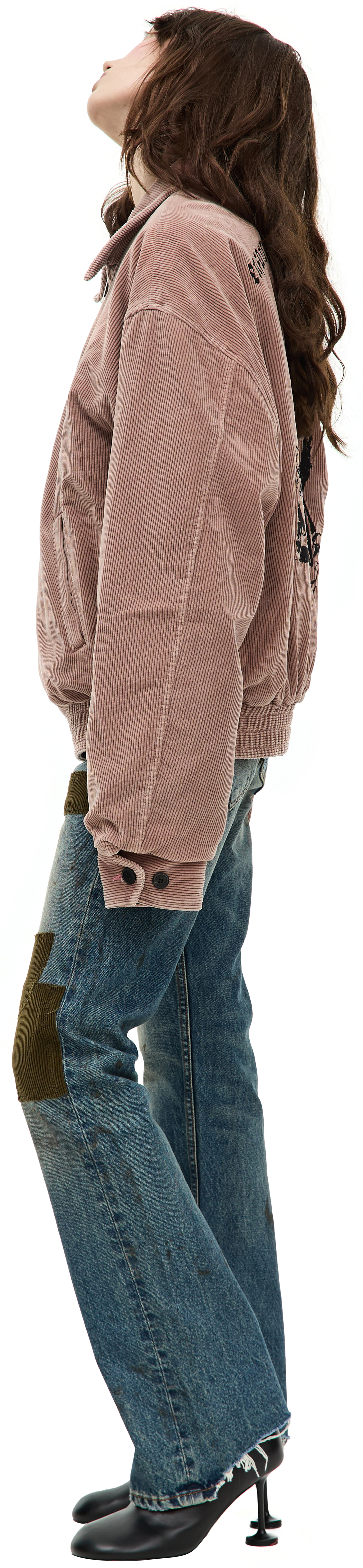 Enfants Riches Déprimés Embroidered Corduroy Jacket