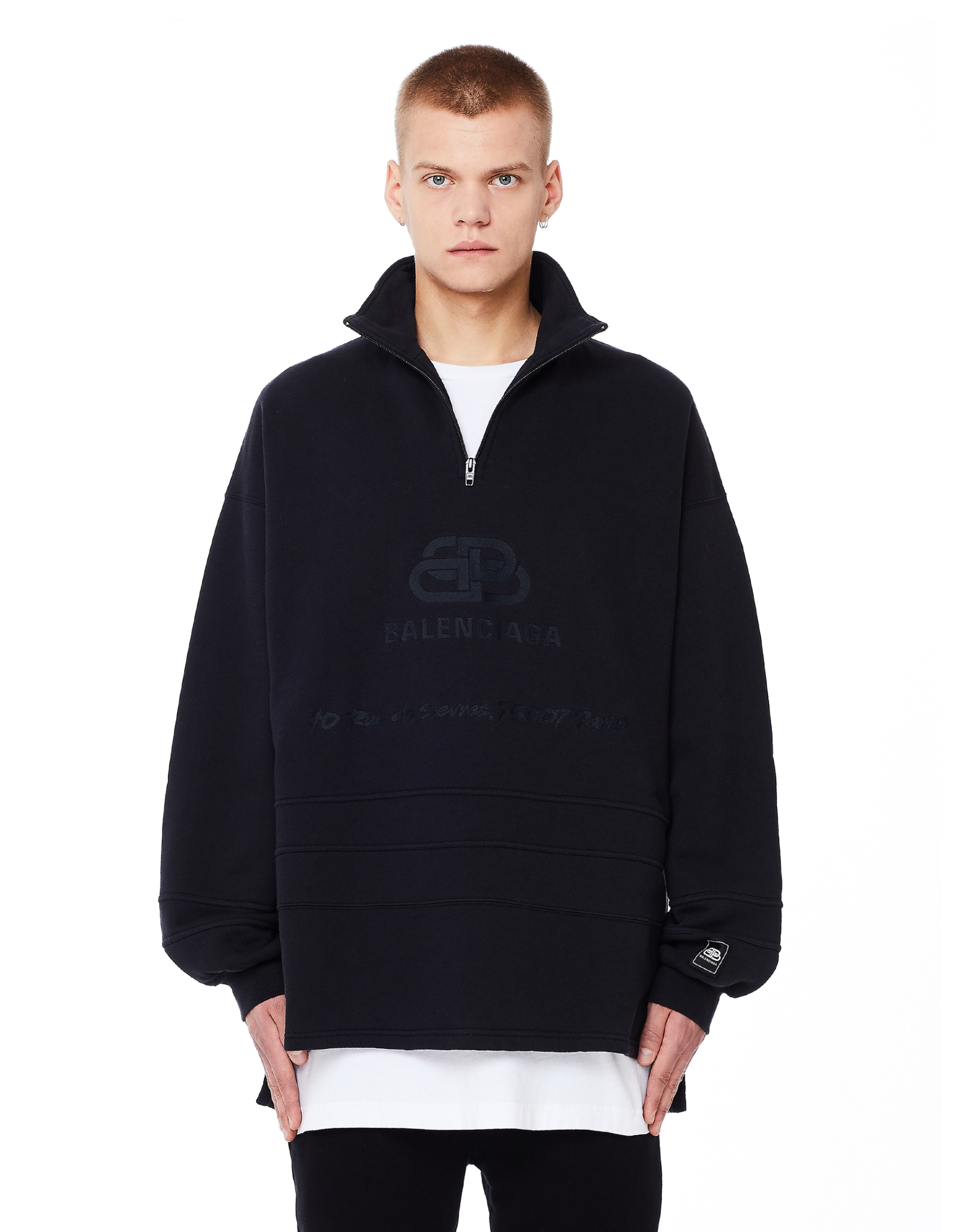 Balenciaga Cotton BB Address Sweatshirt
