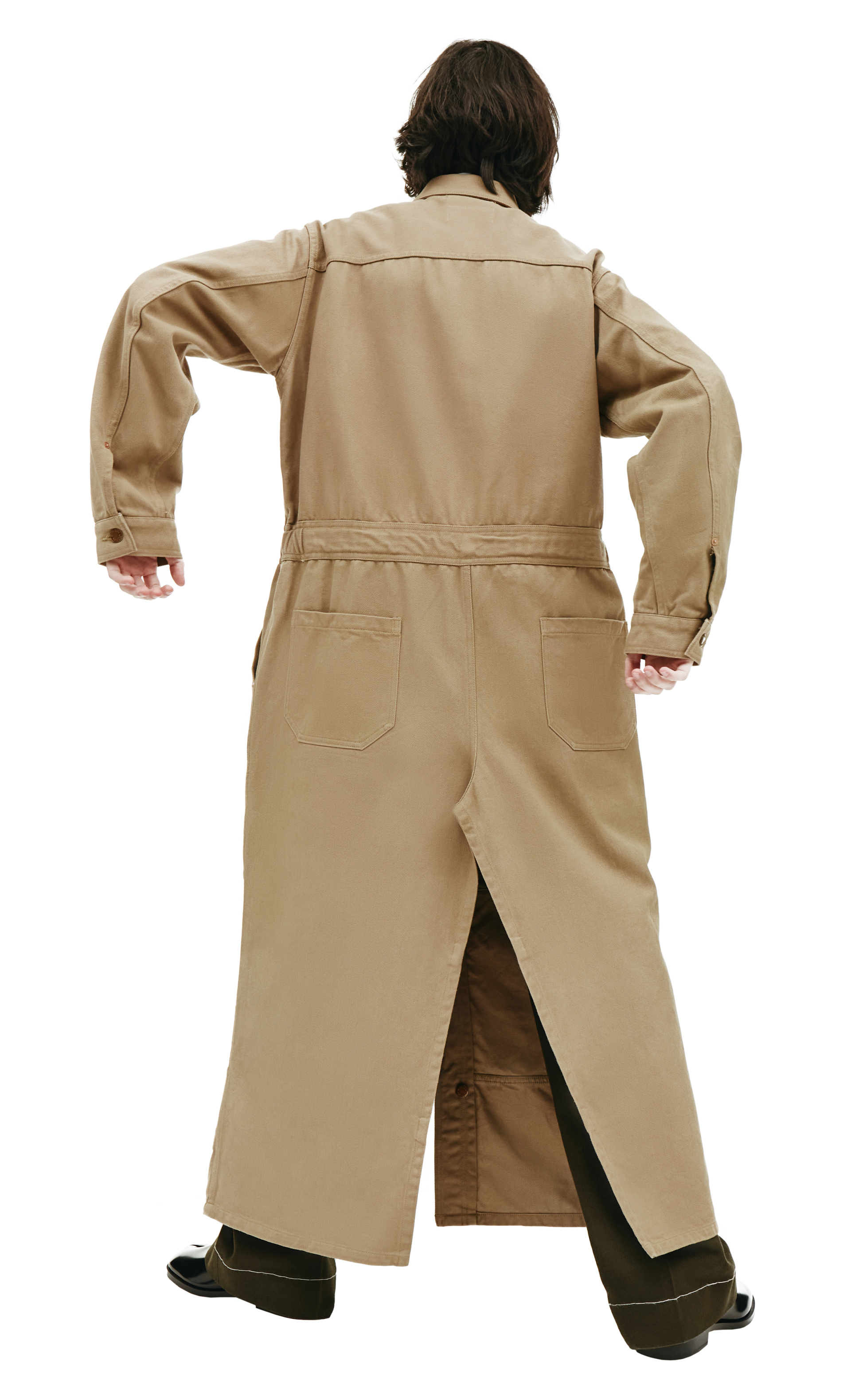 Doublet Silk & Cotton Jumpsuit Coat