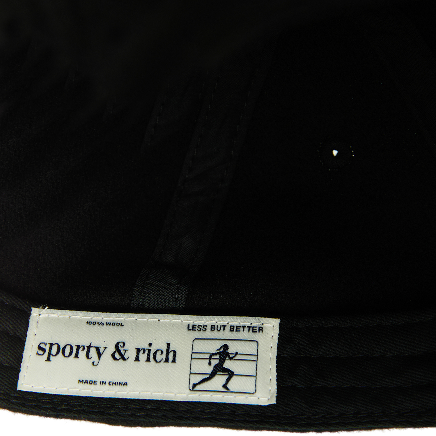 SPORTY & RICH Embroidered cap \'S.R. Sport\'