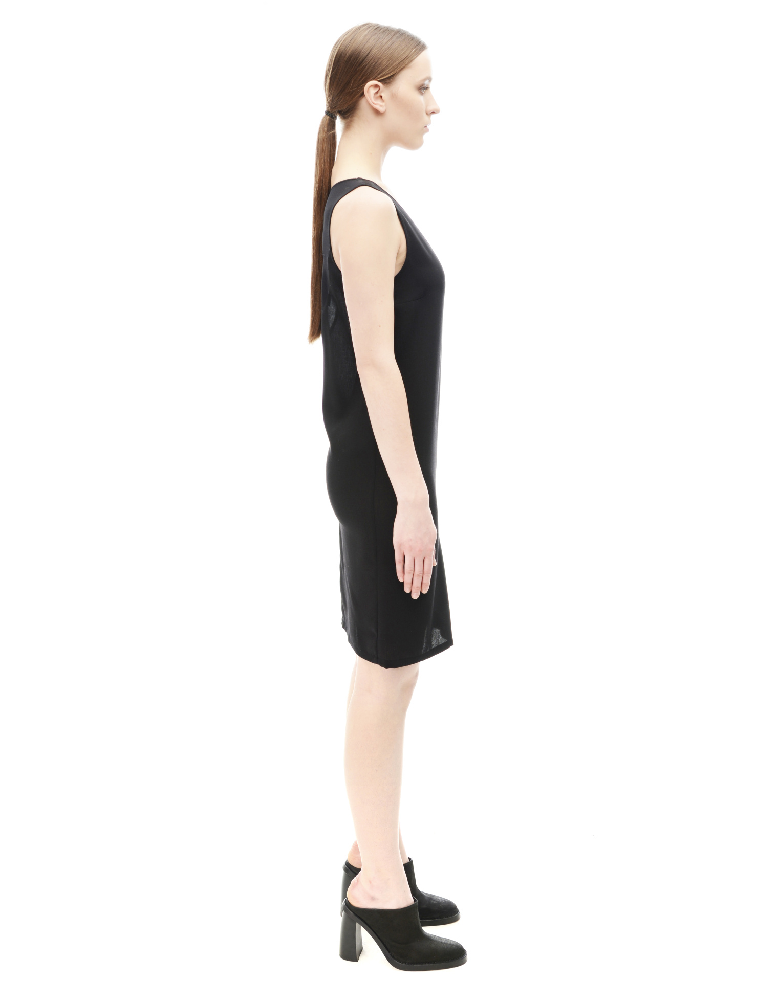 Ann Demeulemeester V-neck Wool Dress