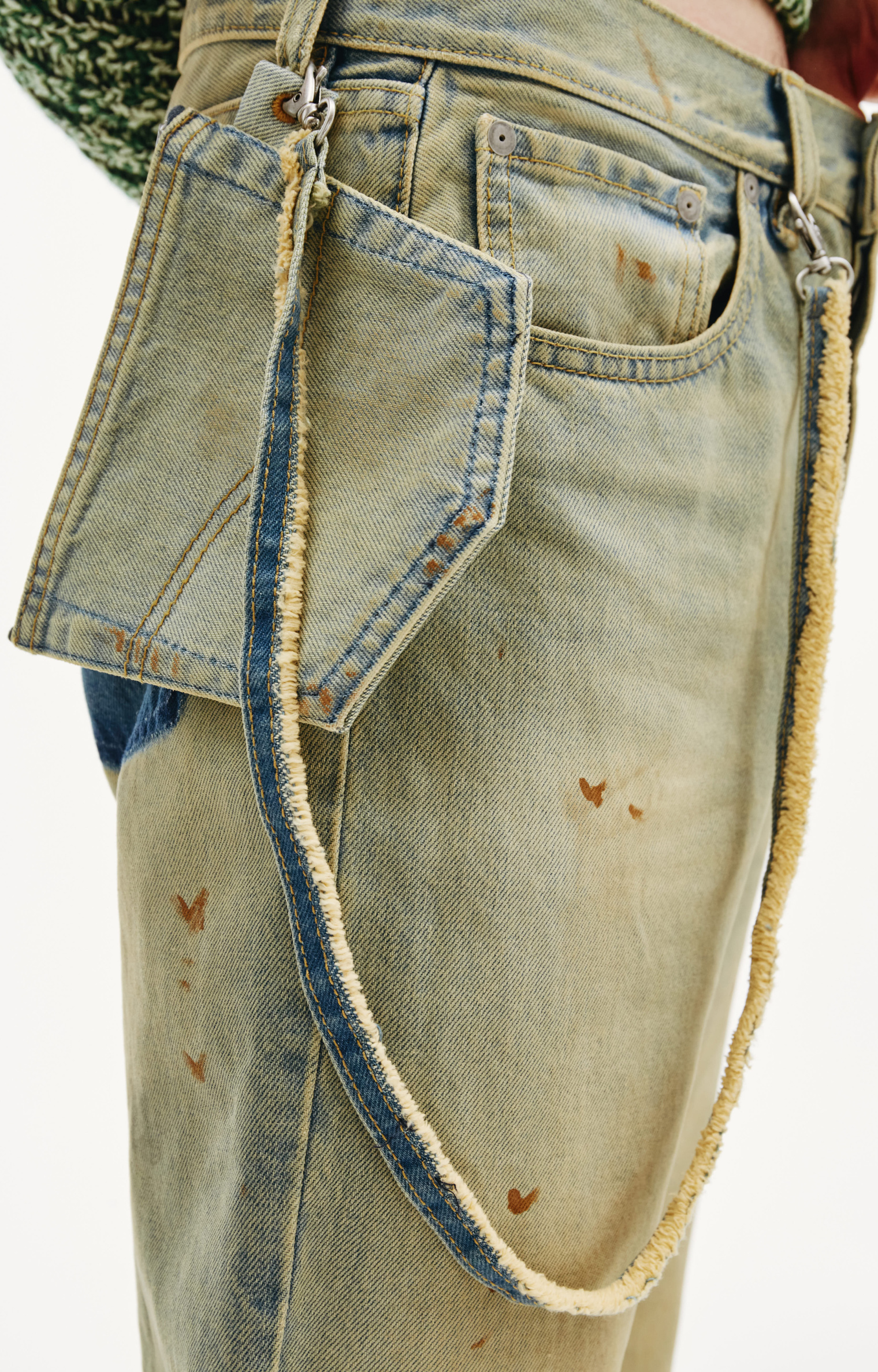 Maison Margiela Джинсы Memory of с винтажным эффектом
