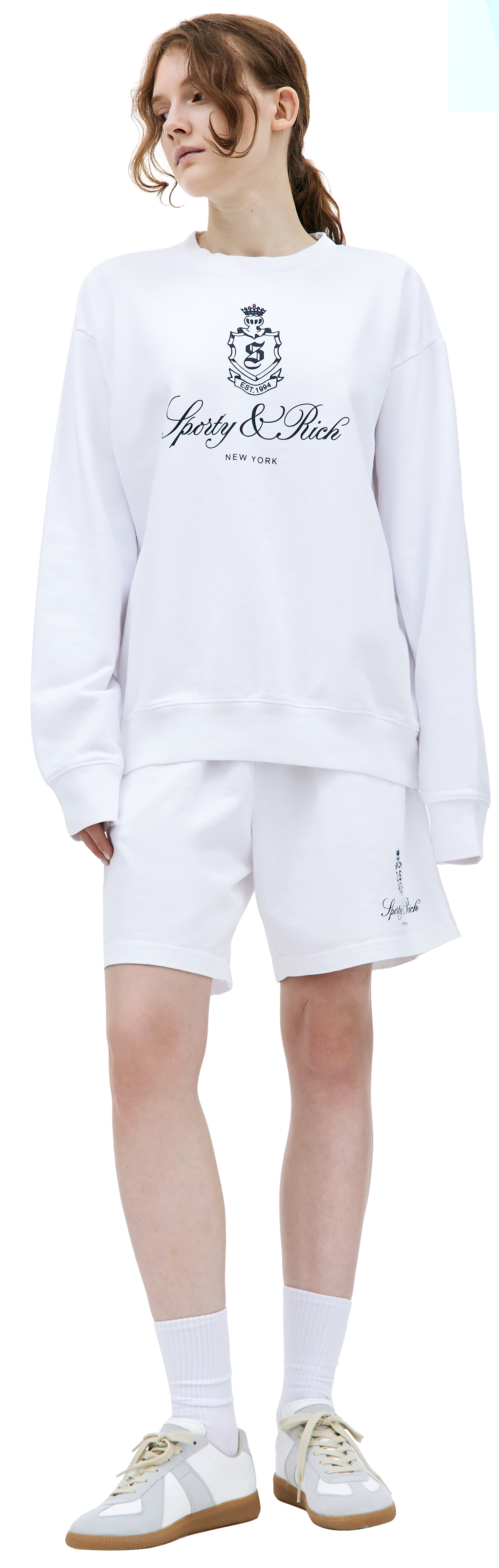 SPORTY & RICH White Vendome sweatshirt