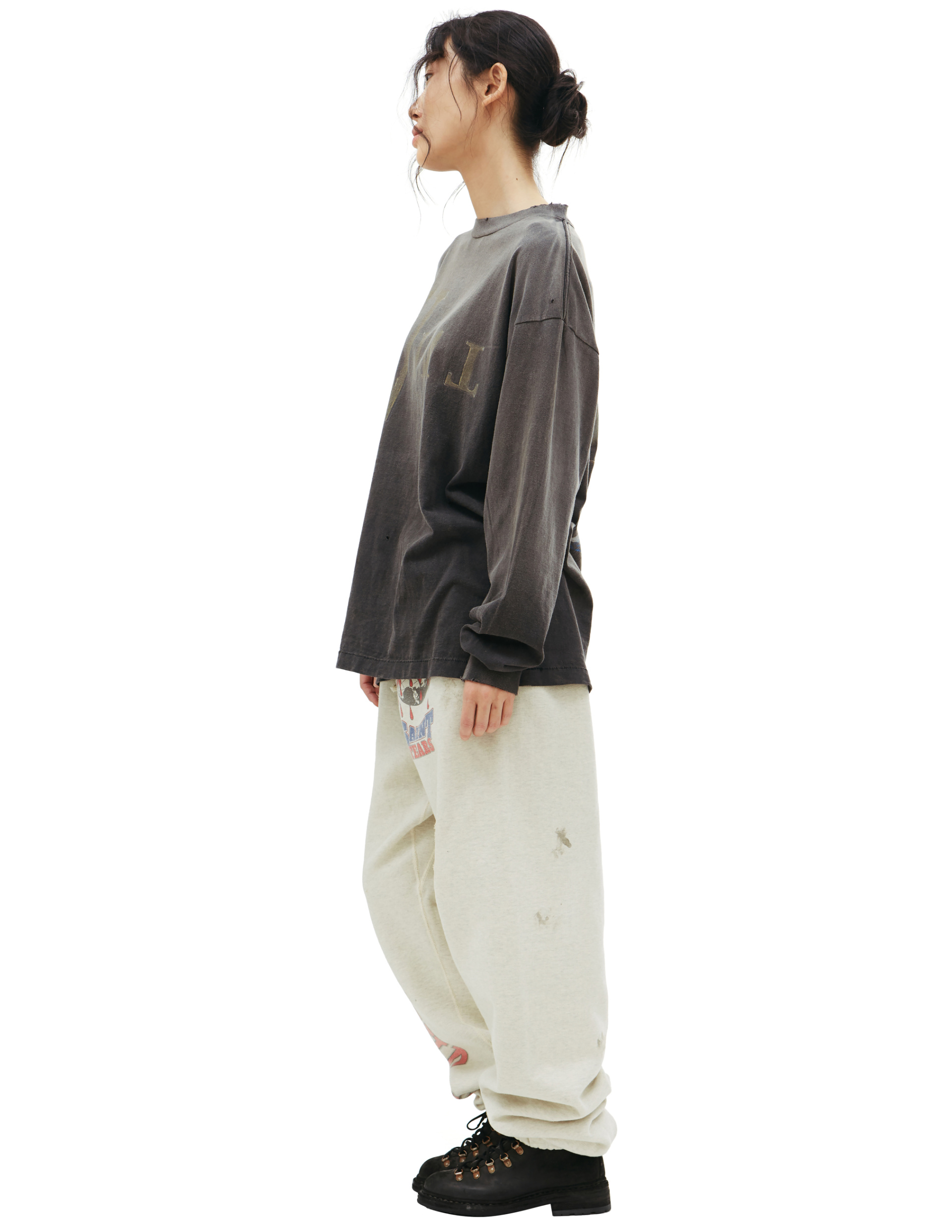 Saint Michael Saint Michael x VLONE printed long sleeve t-shirt