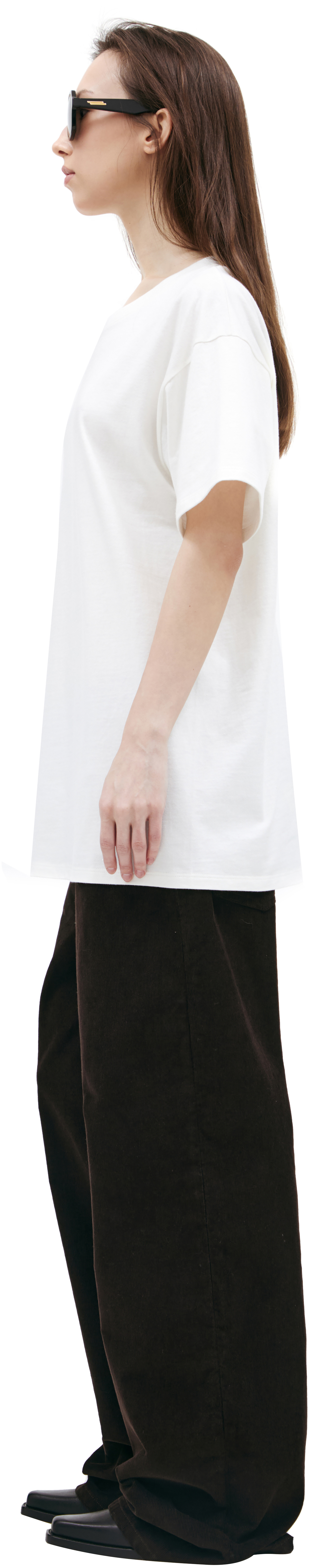The Row White cotton T-shirt