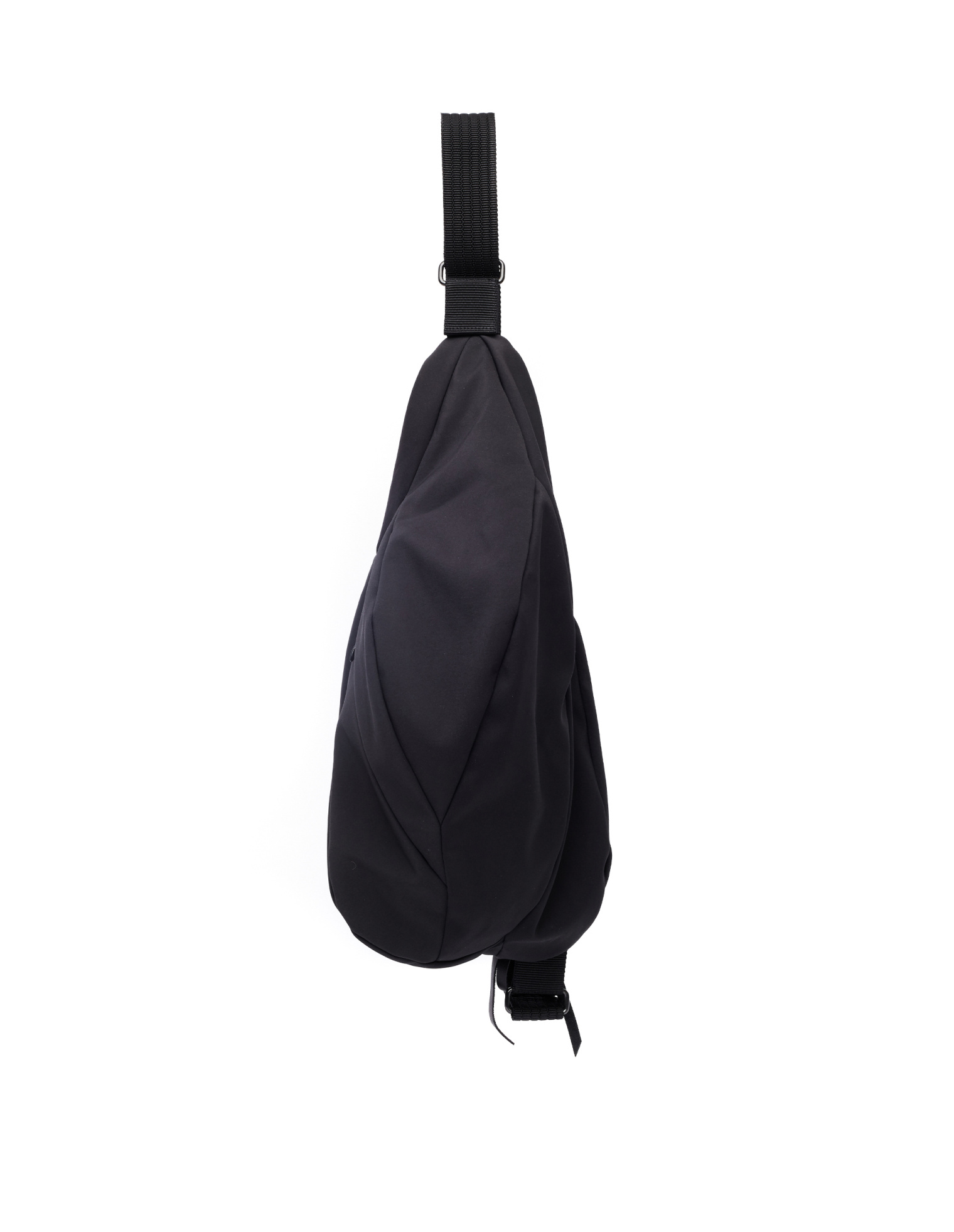 The Viridi-Anne Black Textile Crossbody Bag