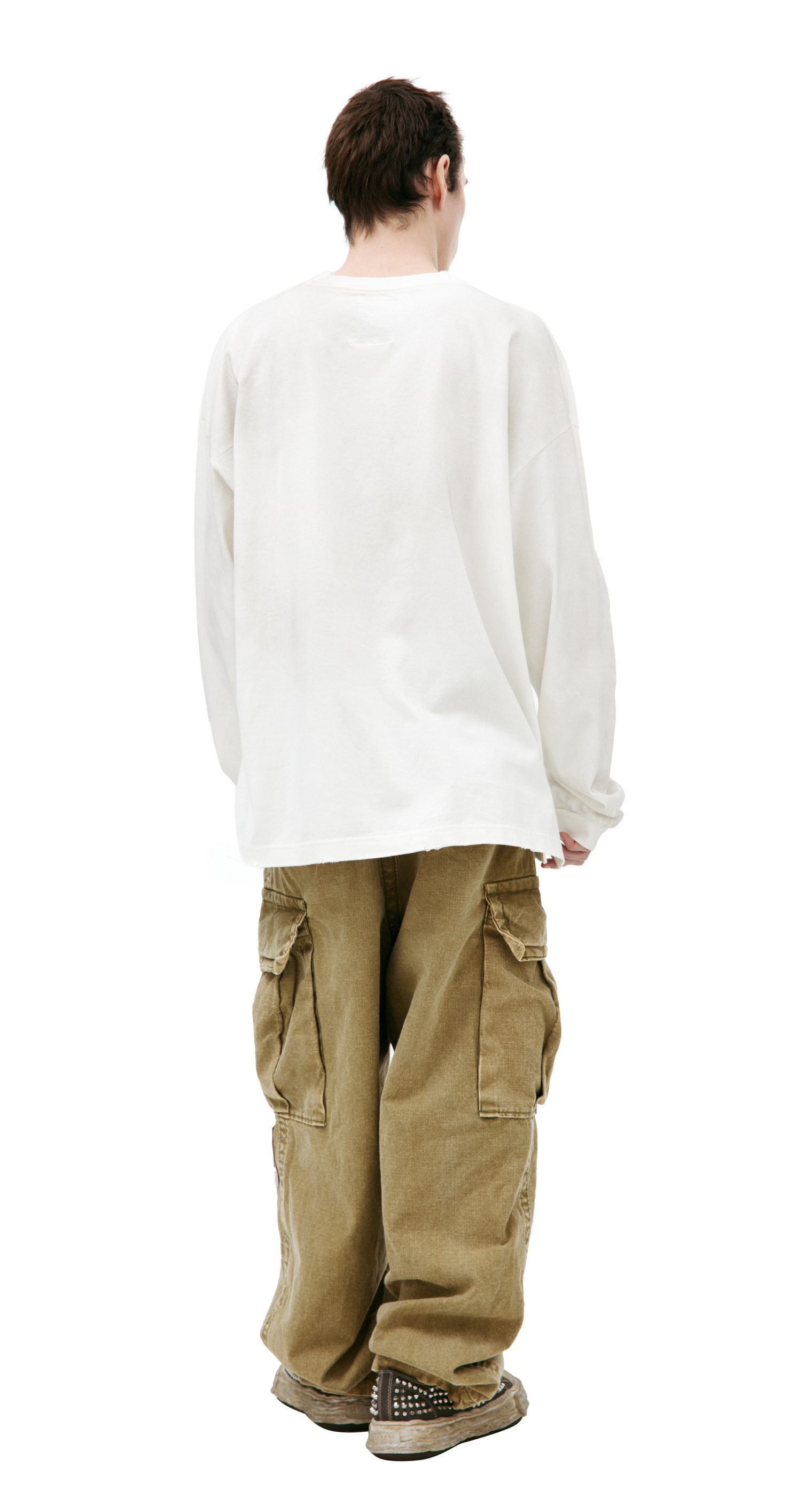 Maison Mihara Yasuhiro White print longsleeve