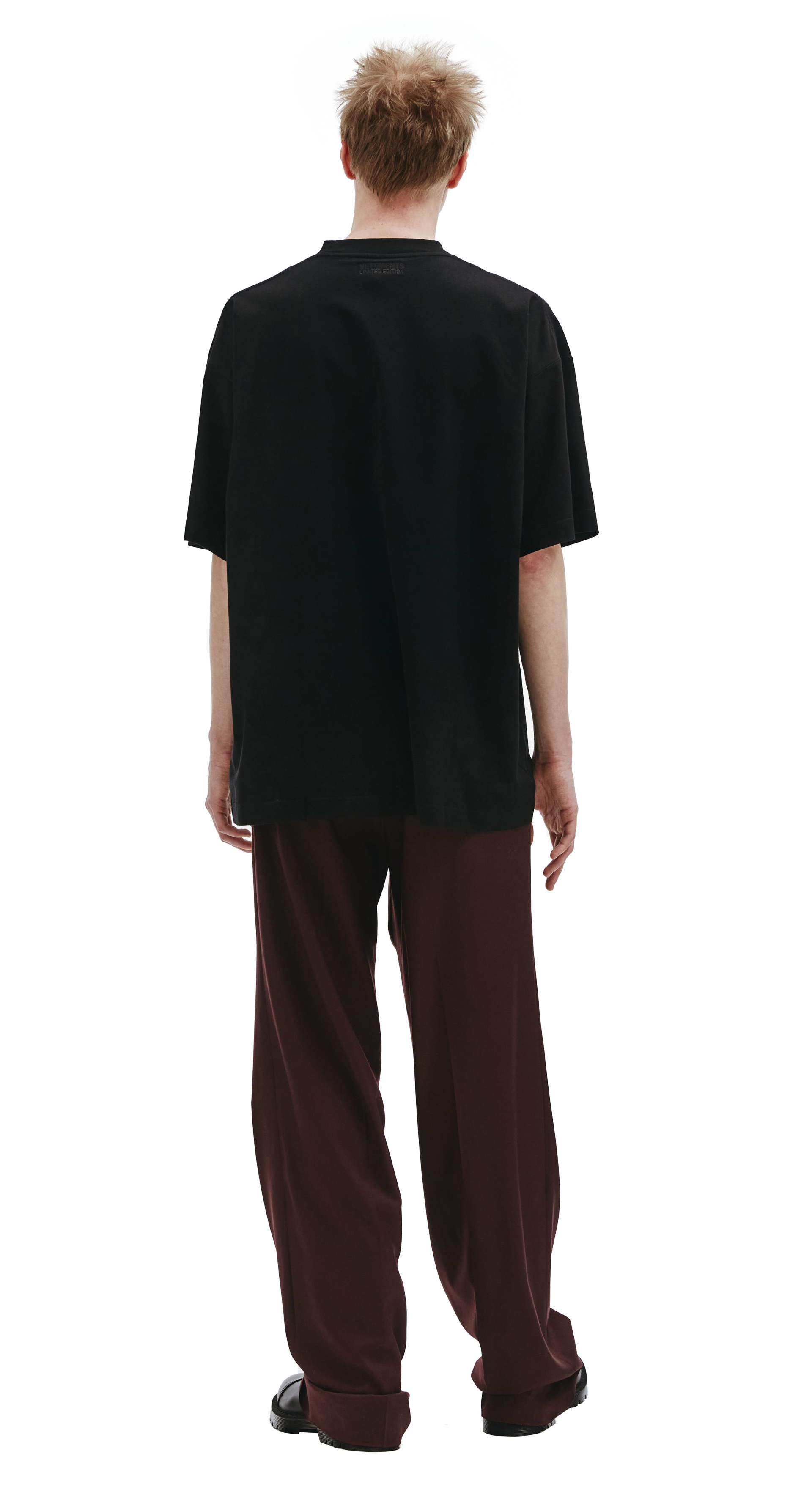 VETEMENTS Black printed The Devil T-shirt