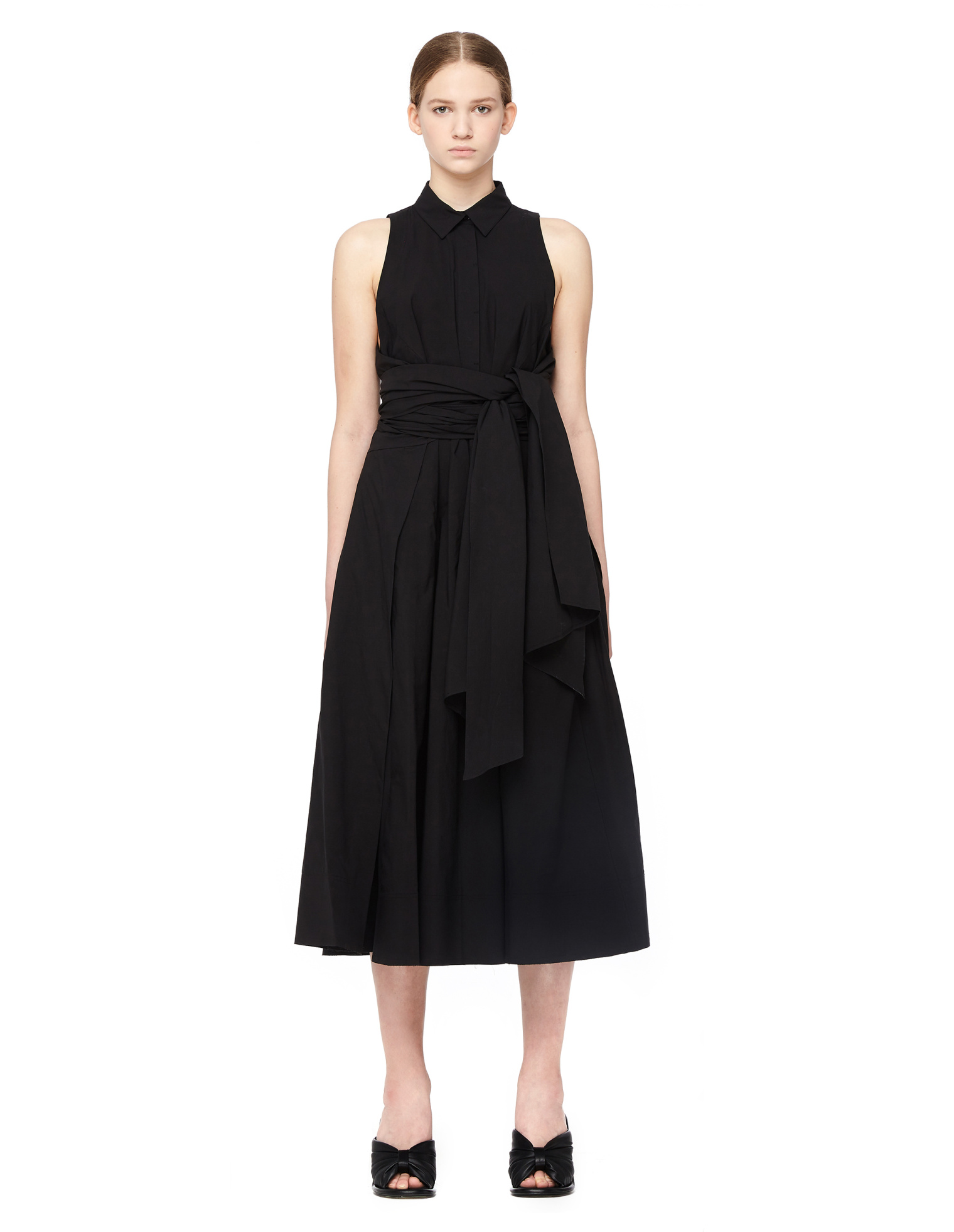 Urban Zen Belted wraparound shirt-dress