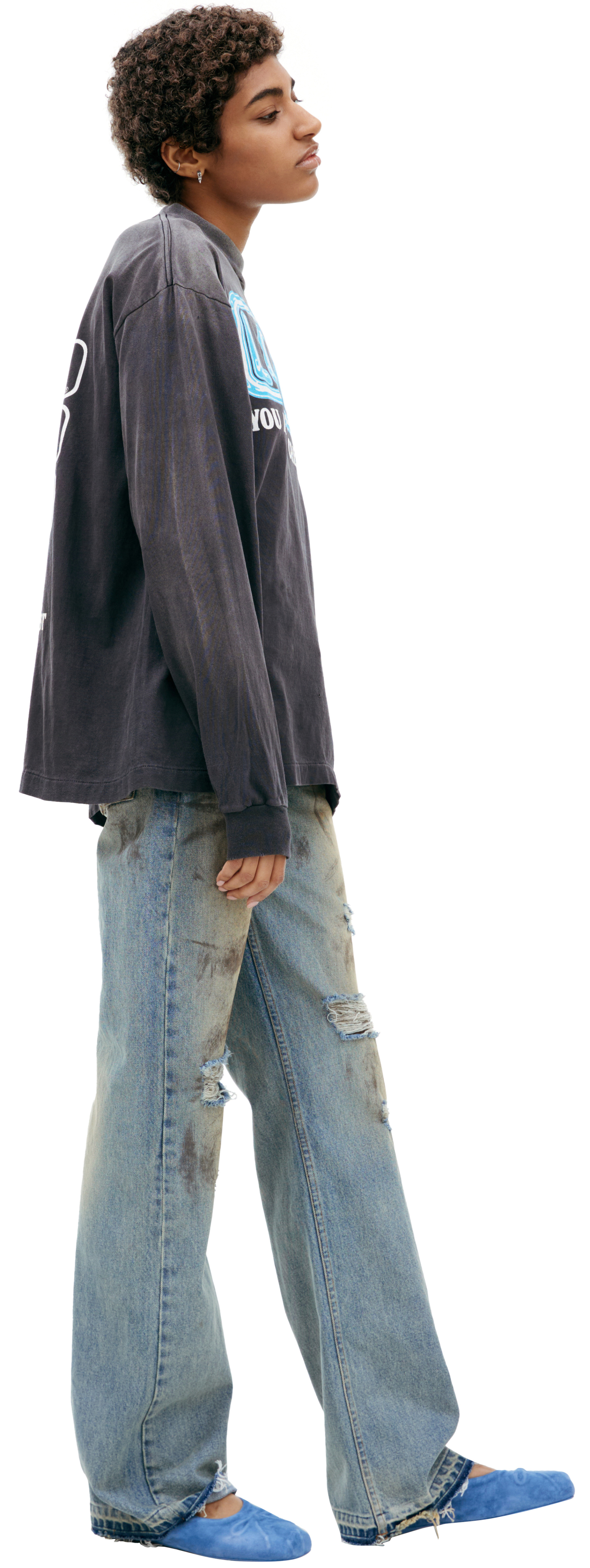 Saint Mxxxxxx \'LOVE\' print longsleeve