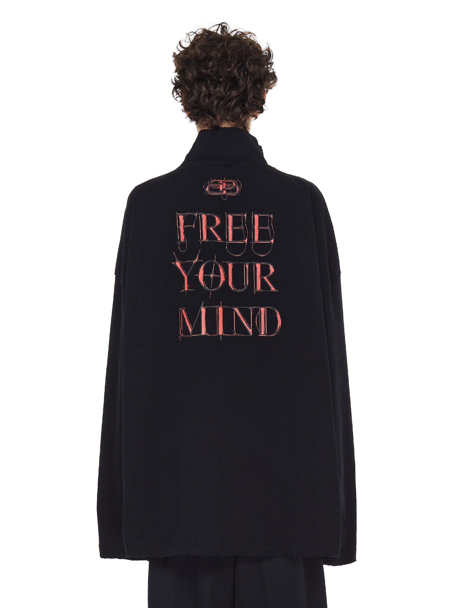 Balenciaga Free Your Mind Printed L/S T-shirt
