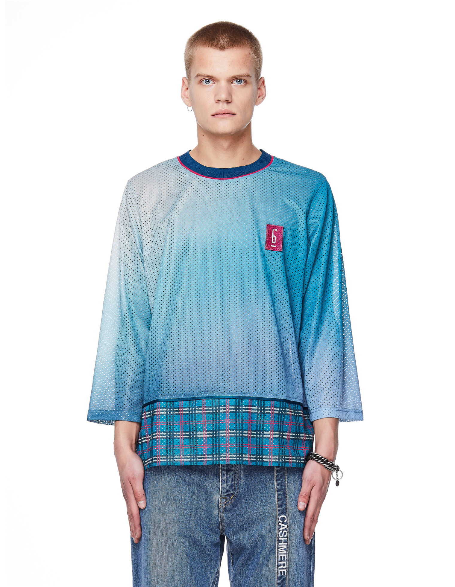 Pigalle Gradient Mesh L/S T-Shirt