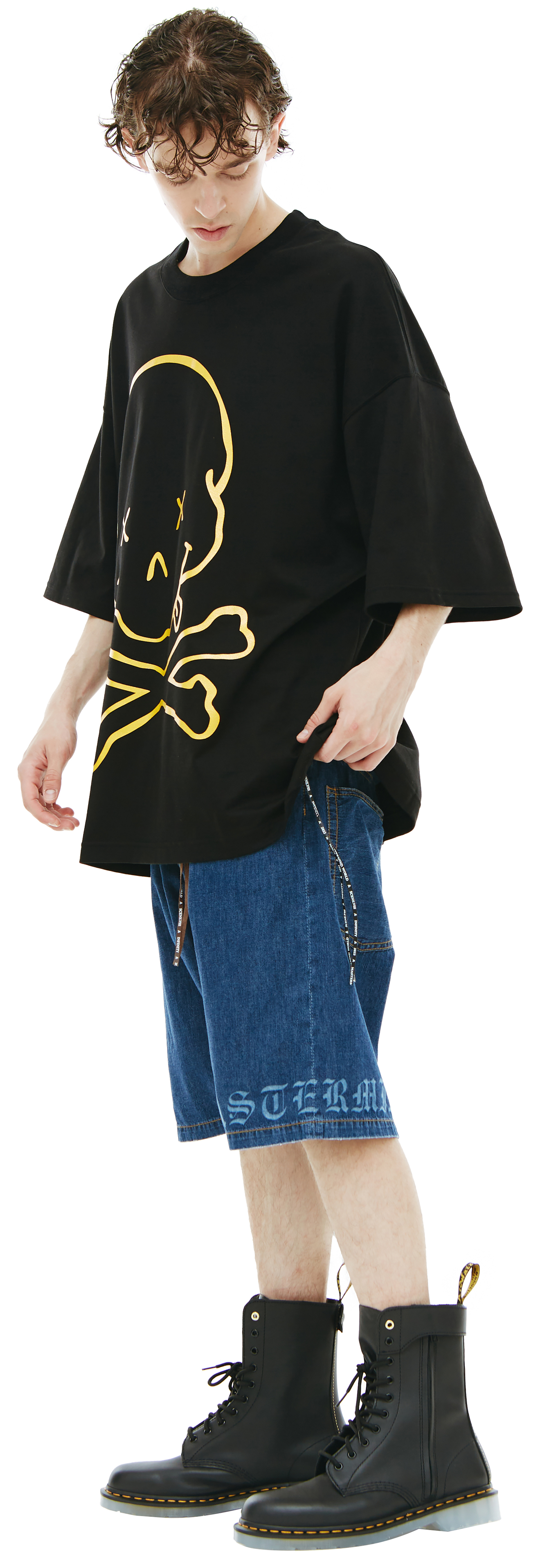 Mastermind WORLD Printed cotton t-shirt