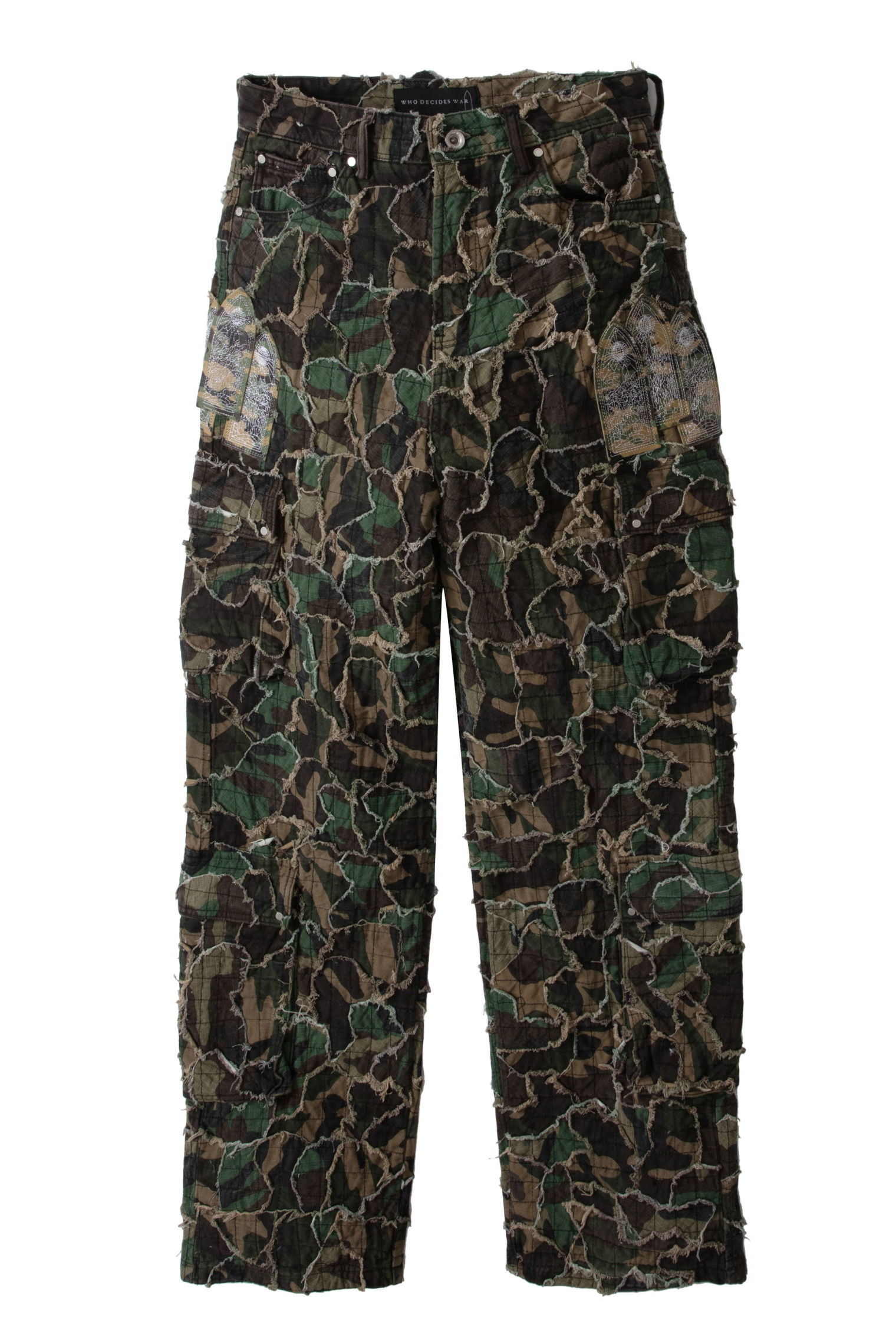 Who Decides War Washed Camo Cargo Pants