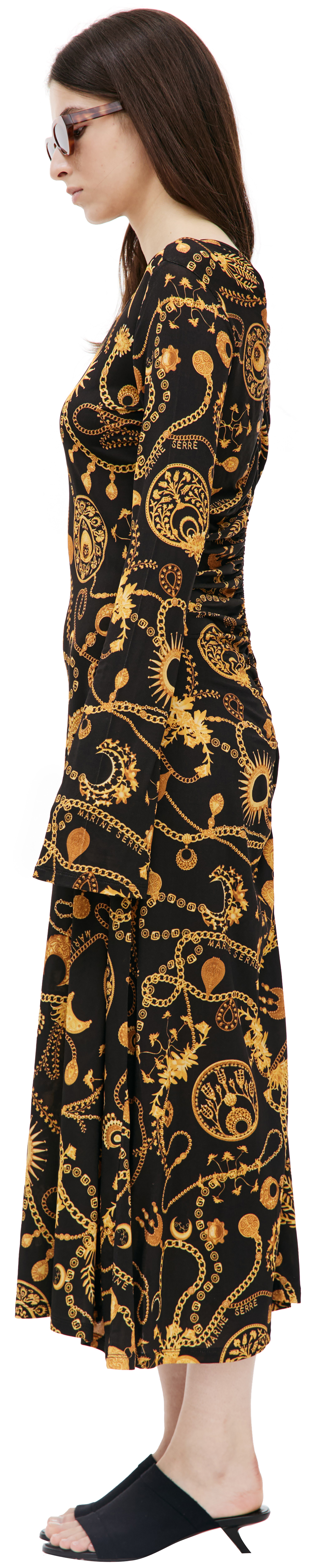 MARINE SERRE Printed midi dress