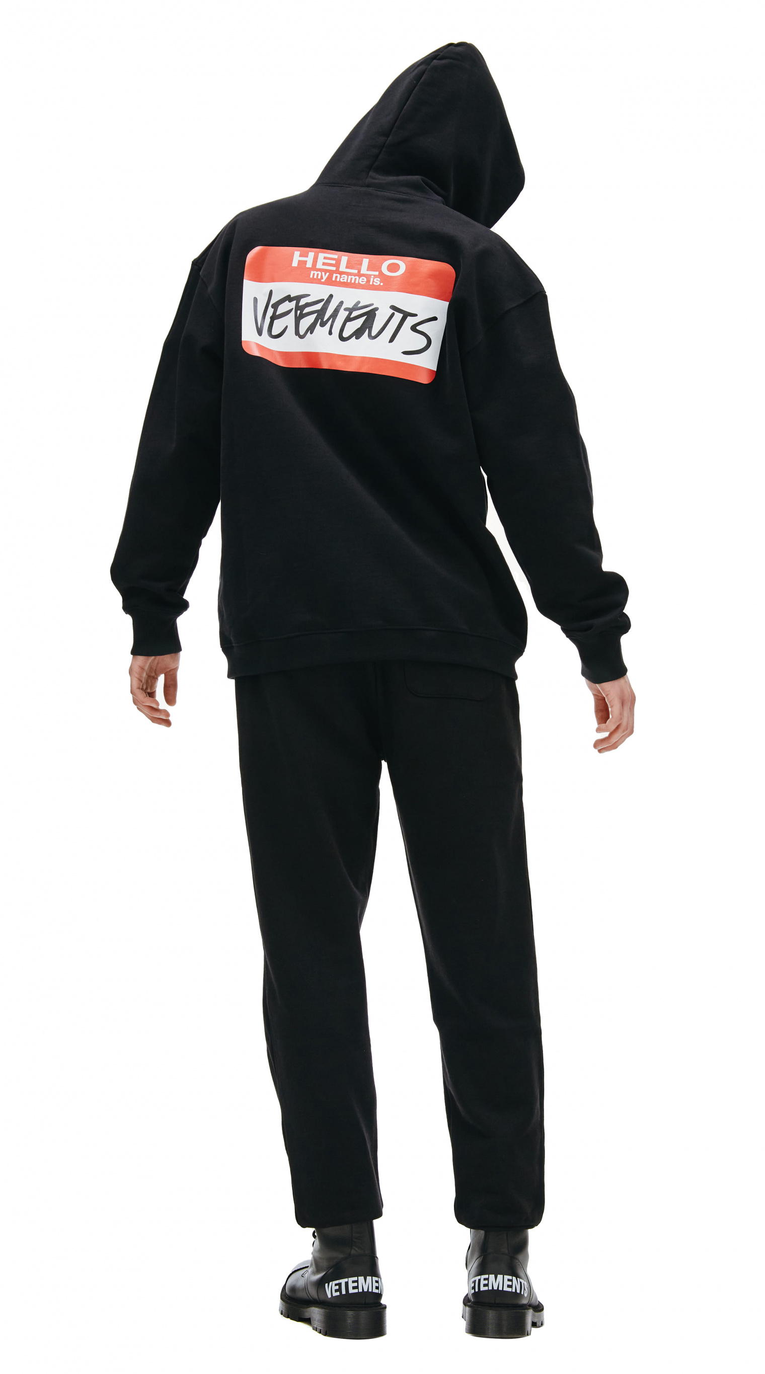 VETEMENTS Black Logo hoodie