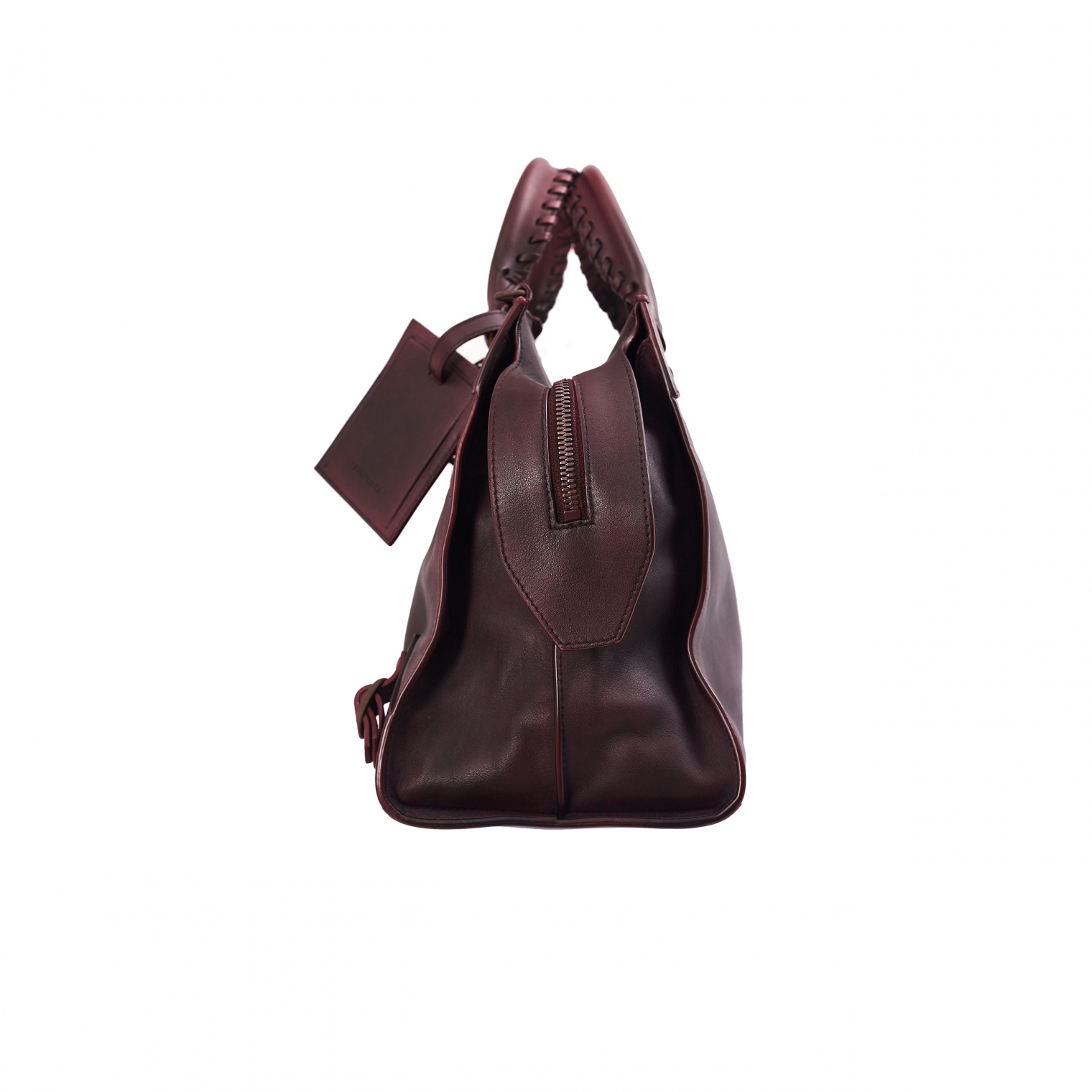Balenciaga Neo Classic Medium Top Handle Bag in Burgundy