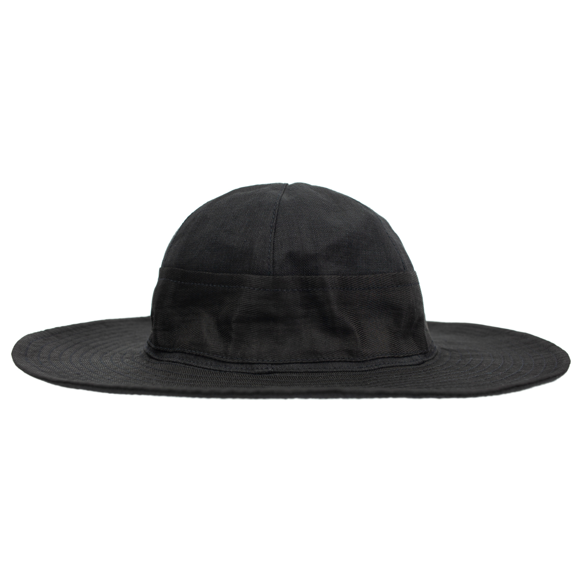 Ziggy Chen Wide-brim Linen Hat
