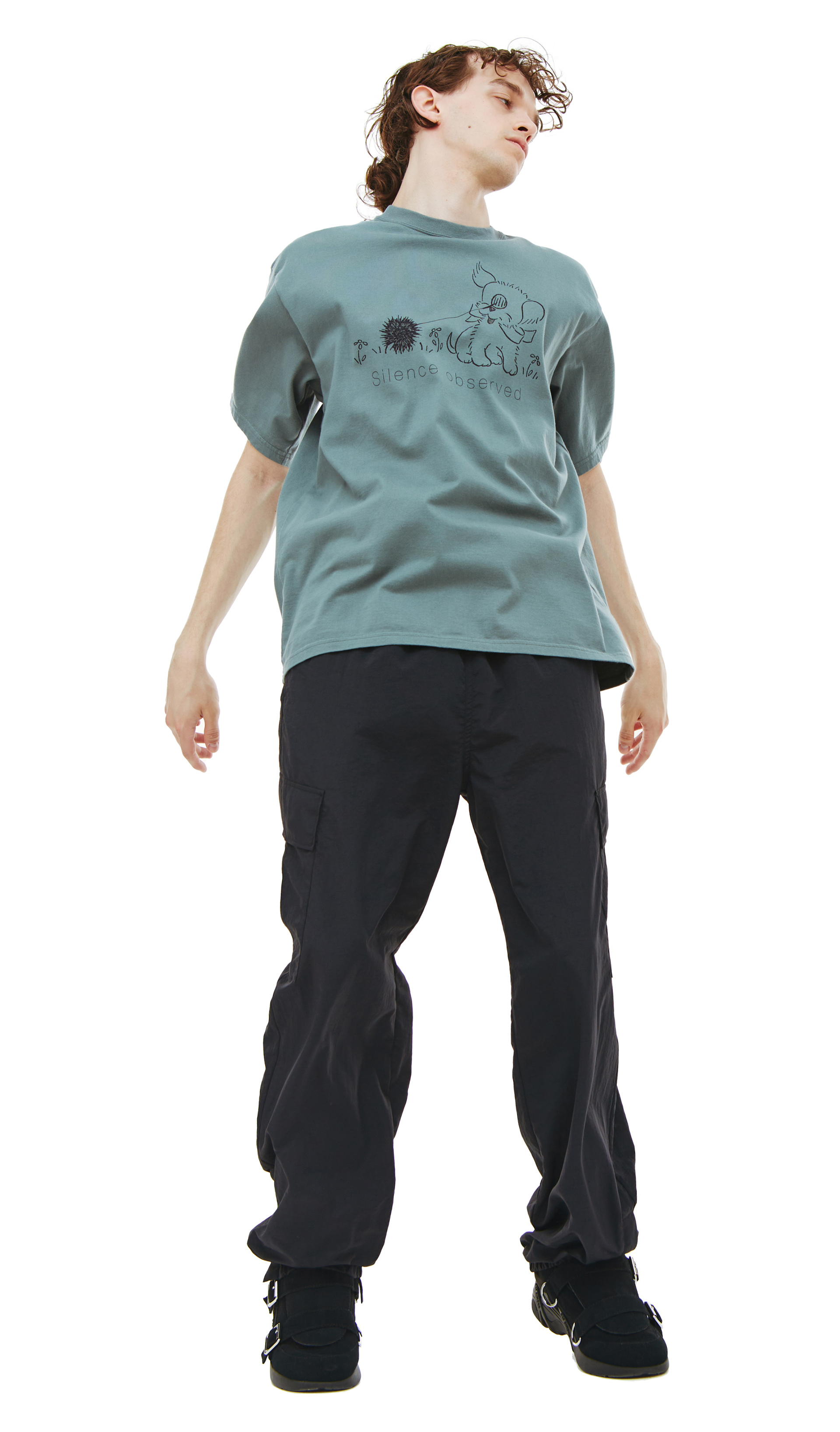 Undercover Silence observed cotton t-shirt